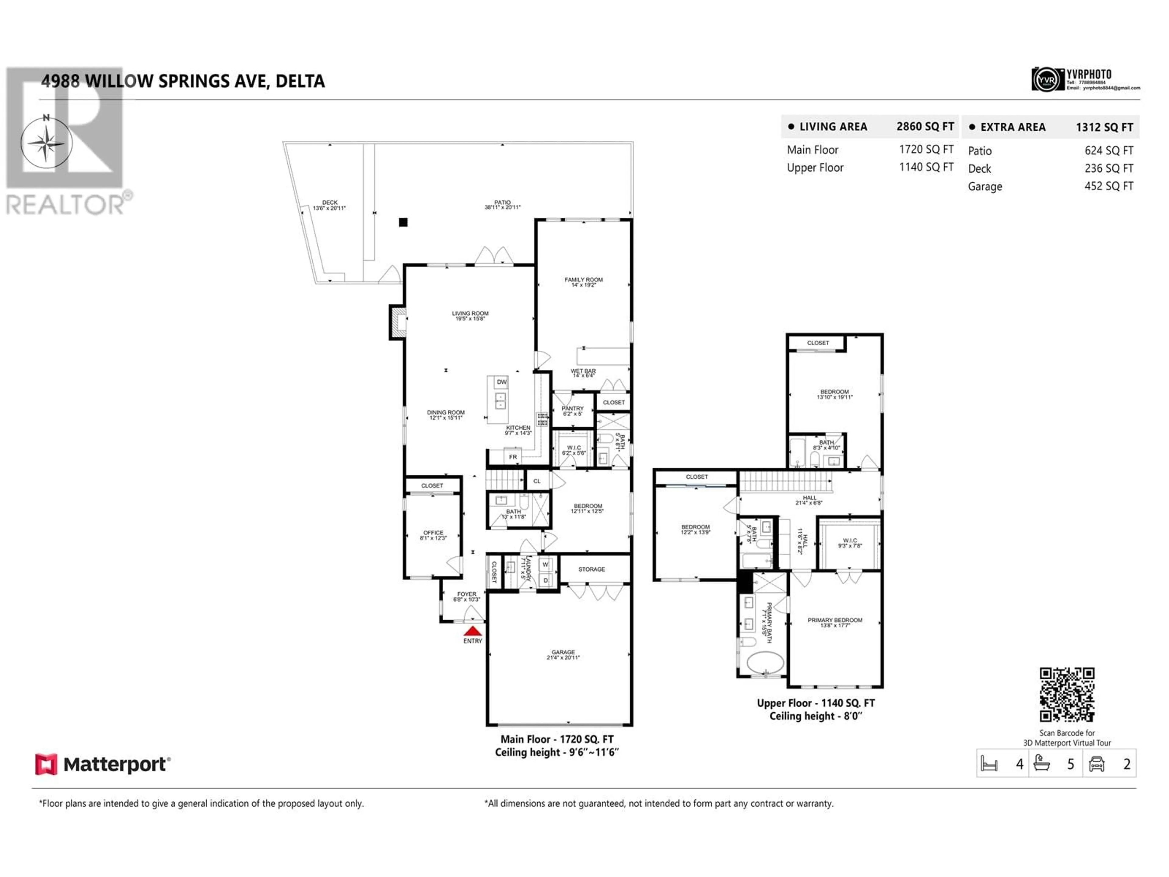 Floor plan for 4988 WILLOW SPRINGS AVENUE, Delta British Columbia V4M0A7