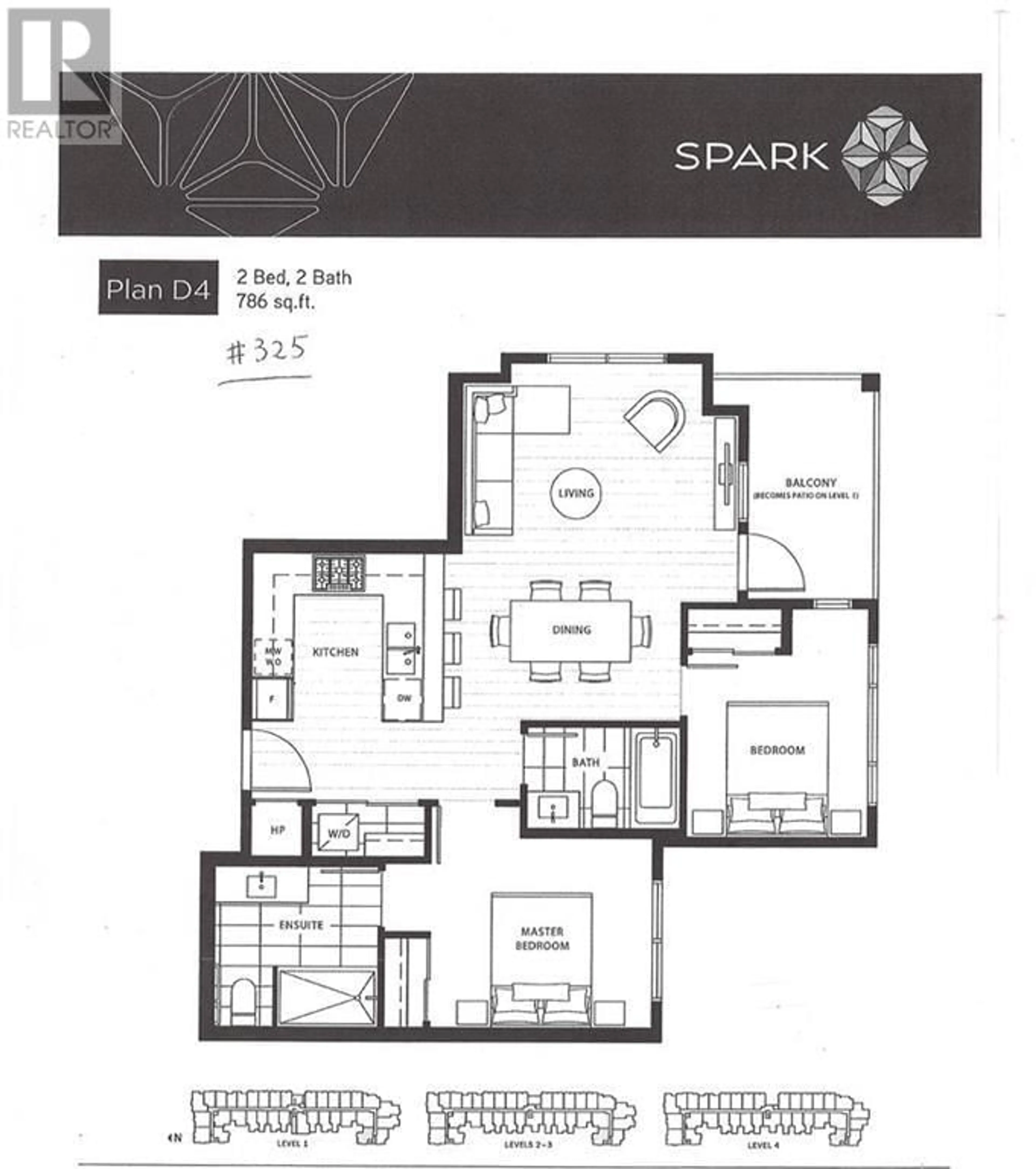 Floor plan for 325 - 4033 MAY DRIVE, Richmond British Columbia V6X0T3