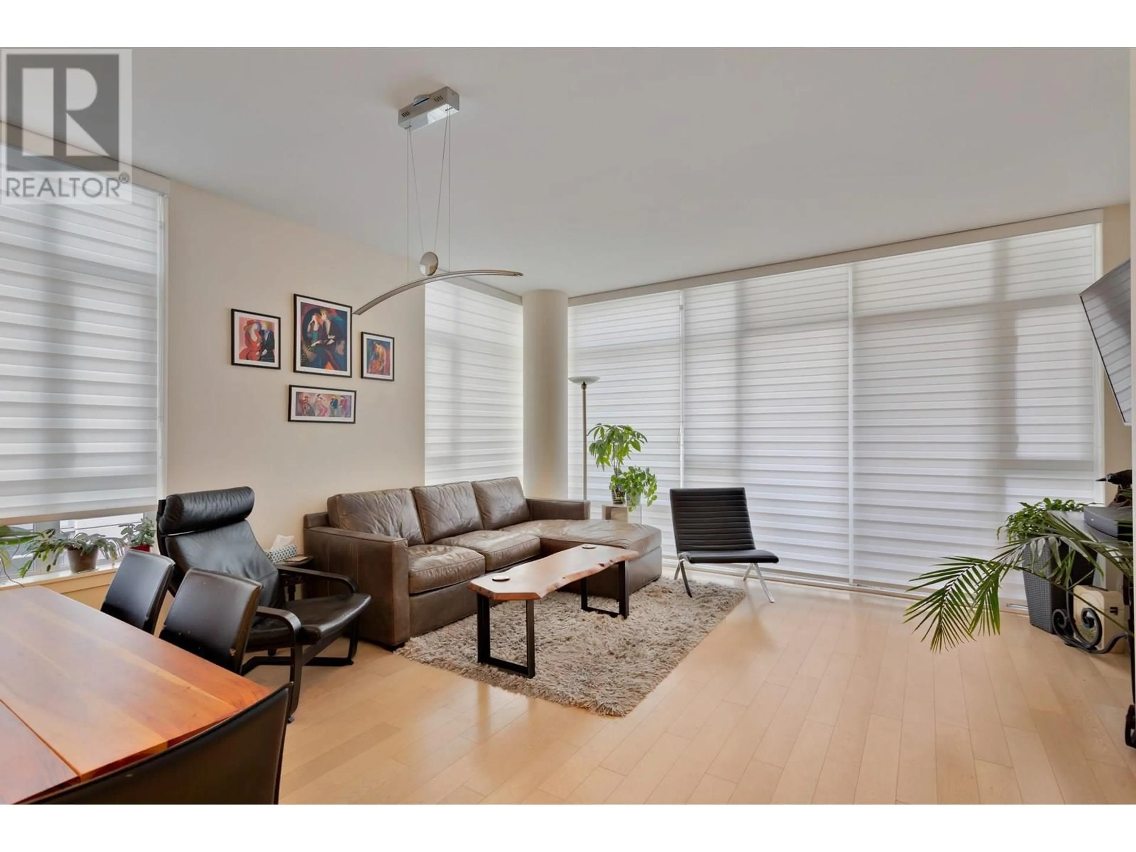 Living room with furniture, wood/laminate floor for 304 - 63 2ND AVENUE, Vancouver British Columbia V5Y0G8