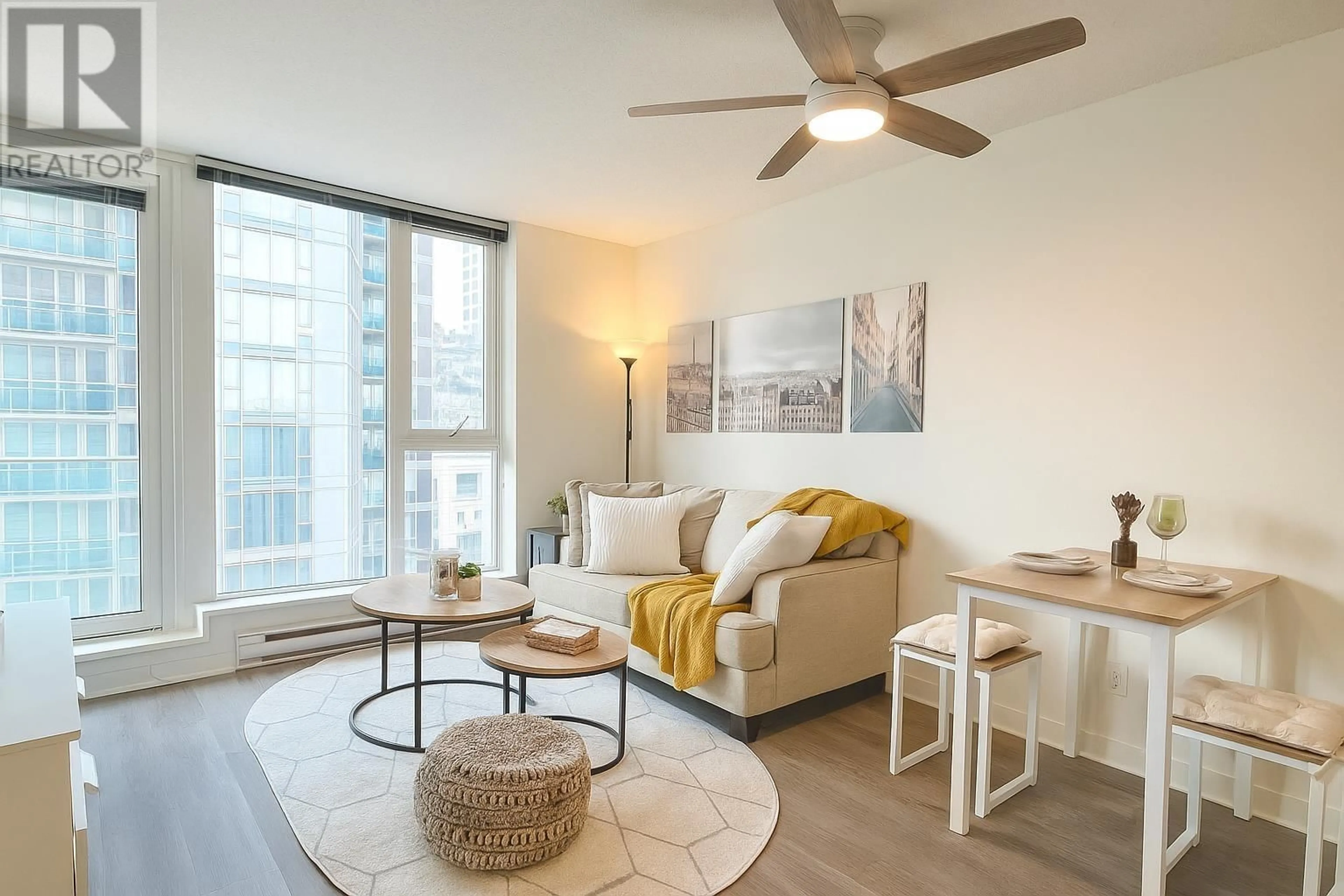 Living room with furniture, unknown for 1801 - 233 ROBSON STREET, Vancouver British Columbia V6B0E8