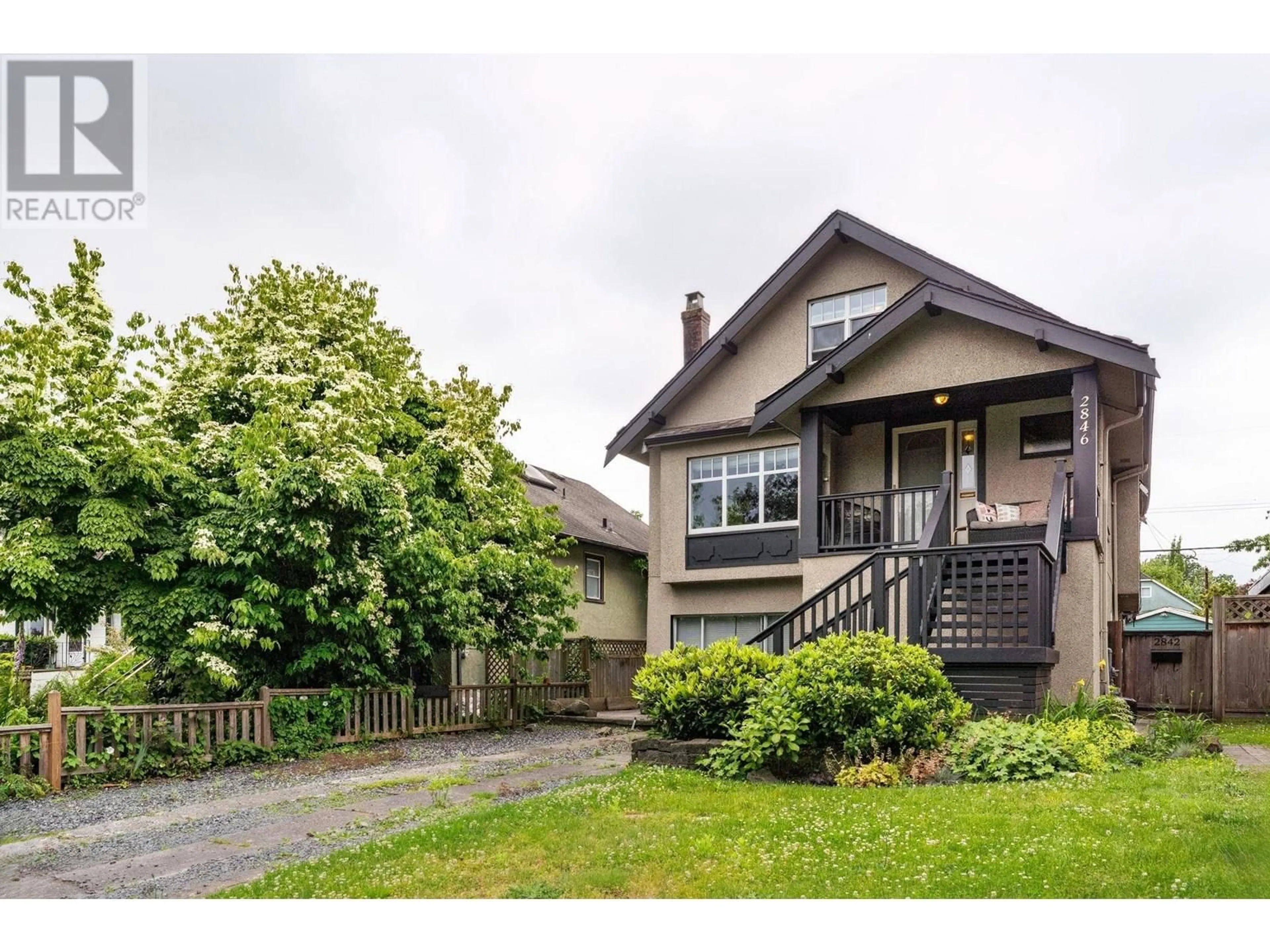 Home with vinyl exterior material, street for 2846 TRINITY STREET, Vancouver British Columbia V5K1E9