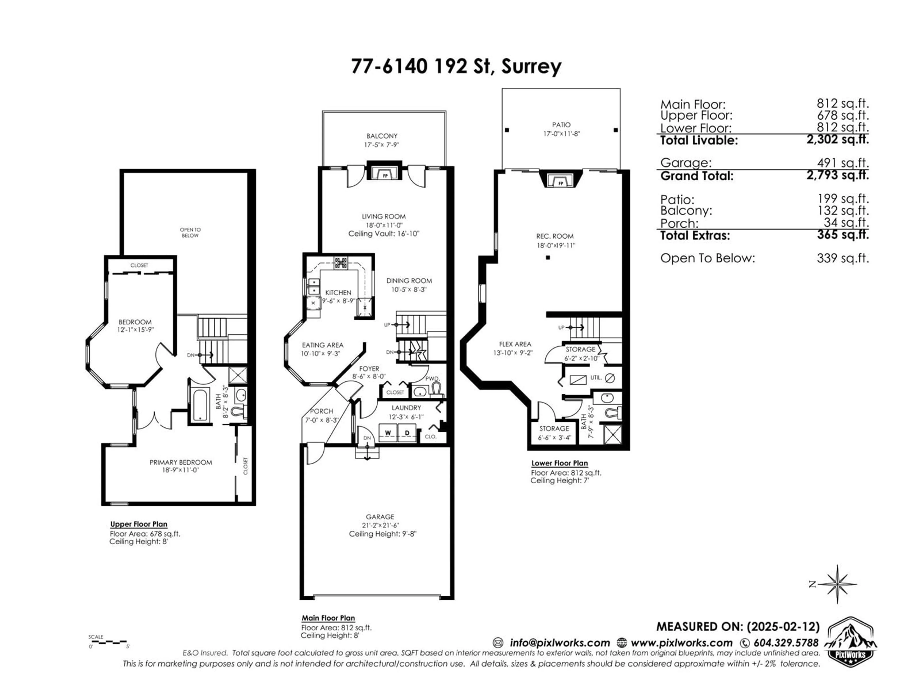 Floor plan for 77 - 6140 192, Surrey British Columbia V3S7V7