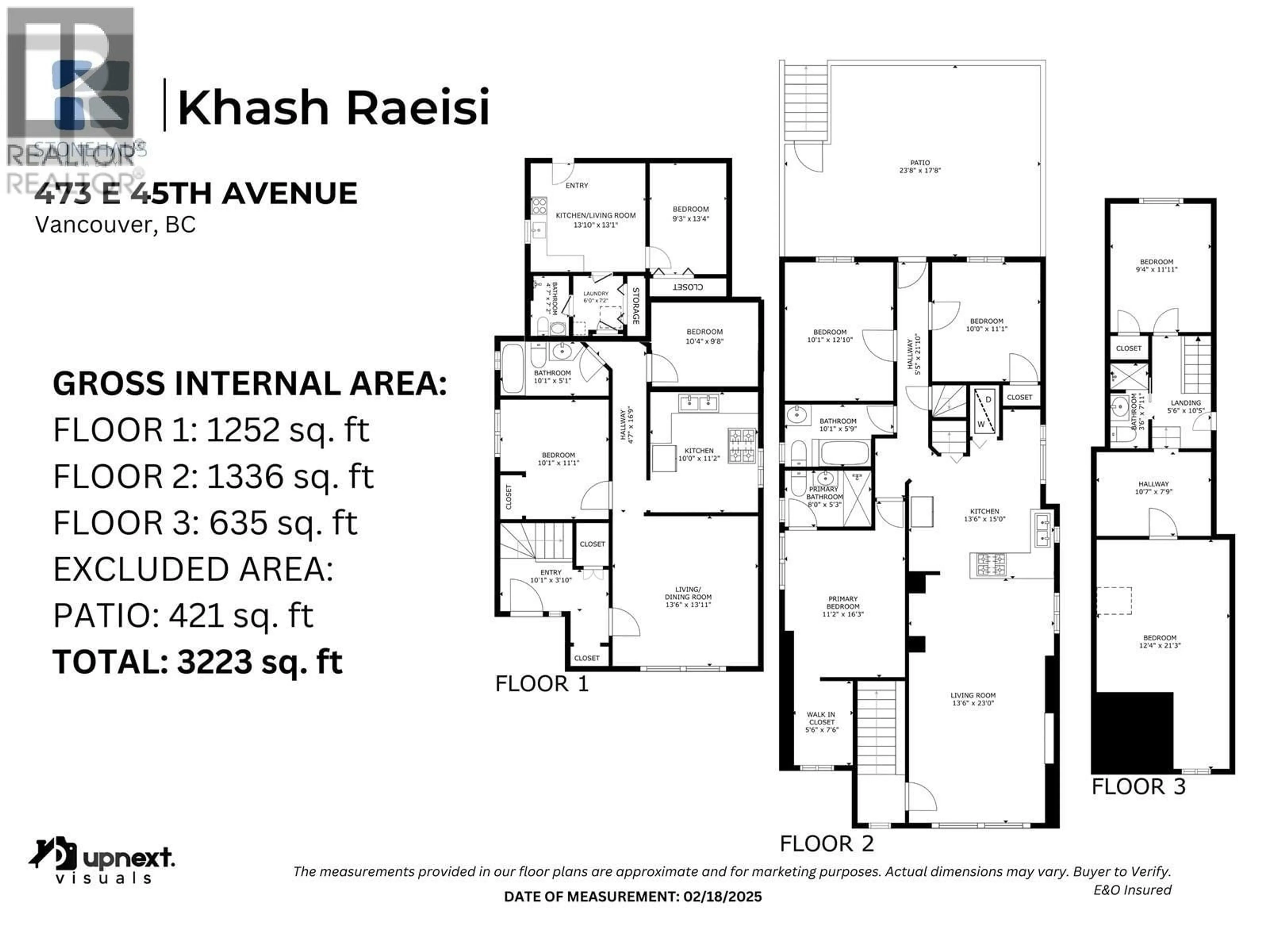 Floor plan for 473 45TH AVENUE, Vancouver British Columbia V5W1X5