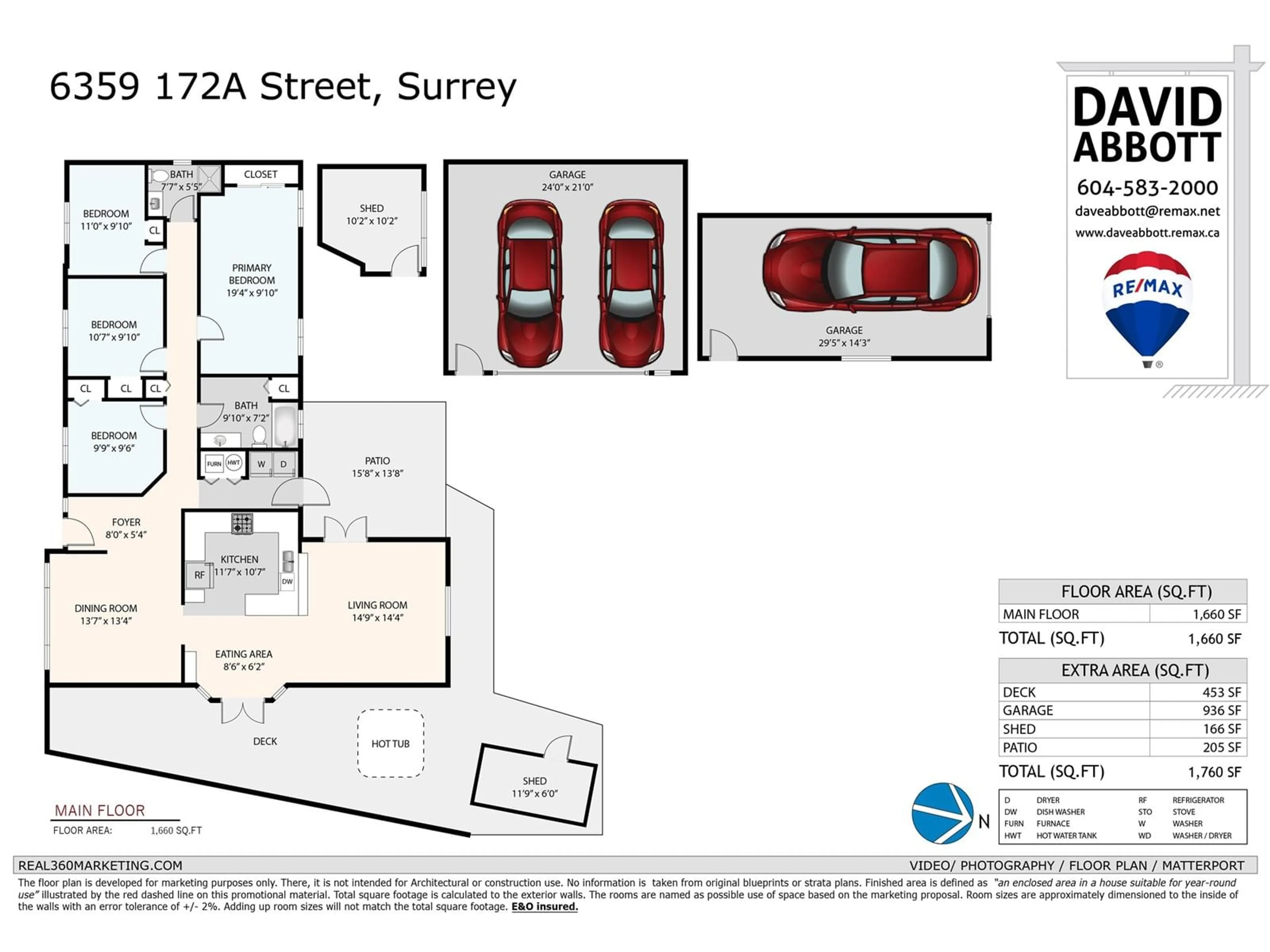 Floor plan for 6359 172A, Surrey British Columbia V3S6V4