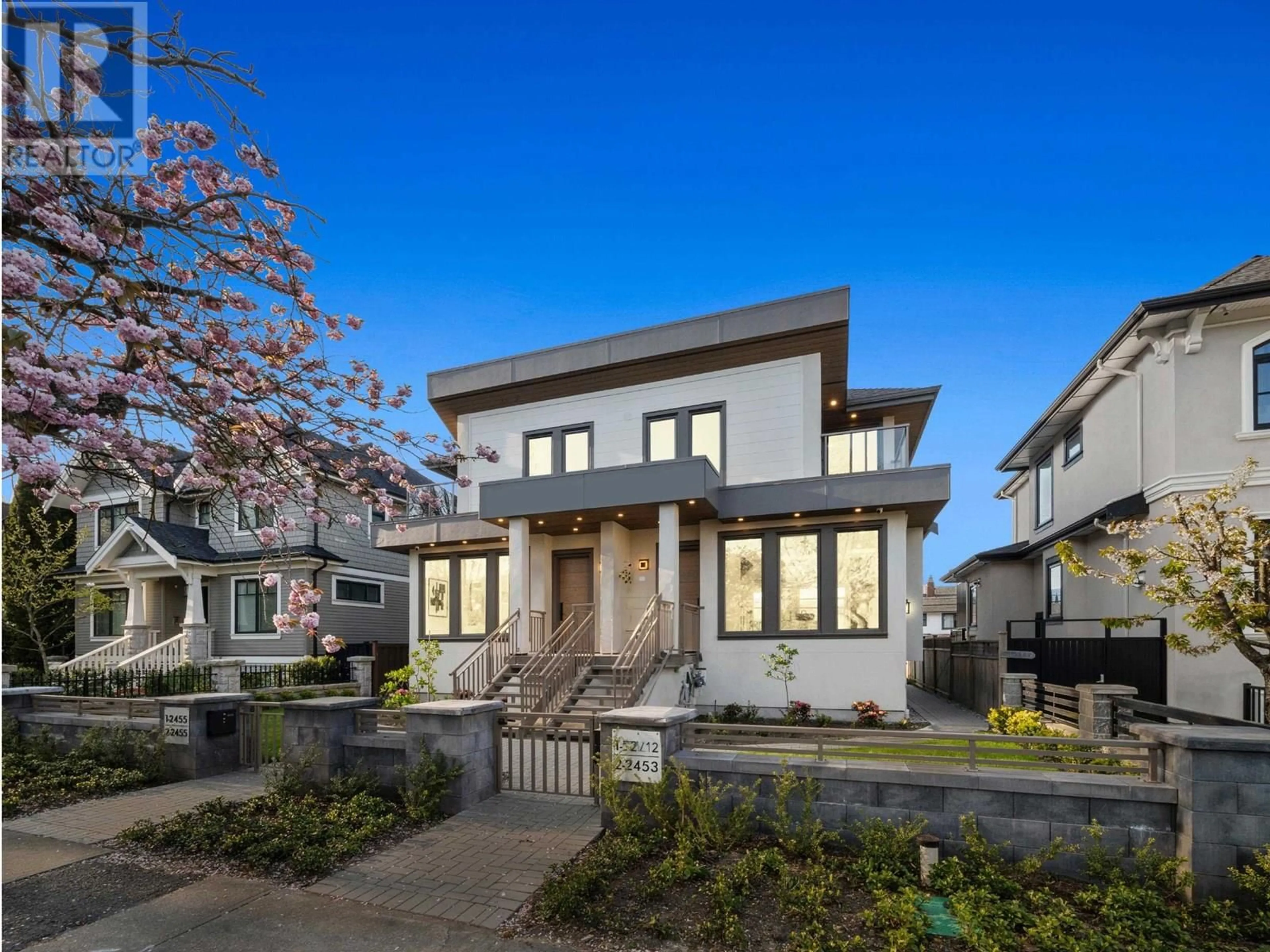 Home with vinyl exterior material, street for 2455 10TH AVENUE, Vancouver British Columbia V6K2J4