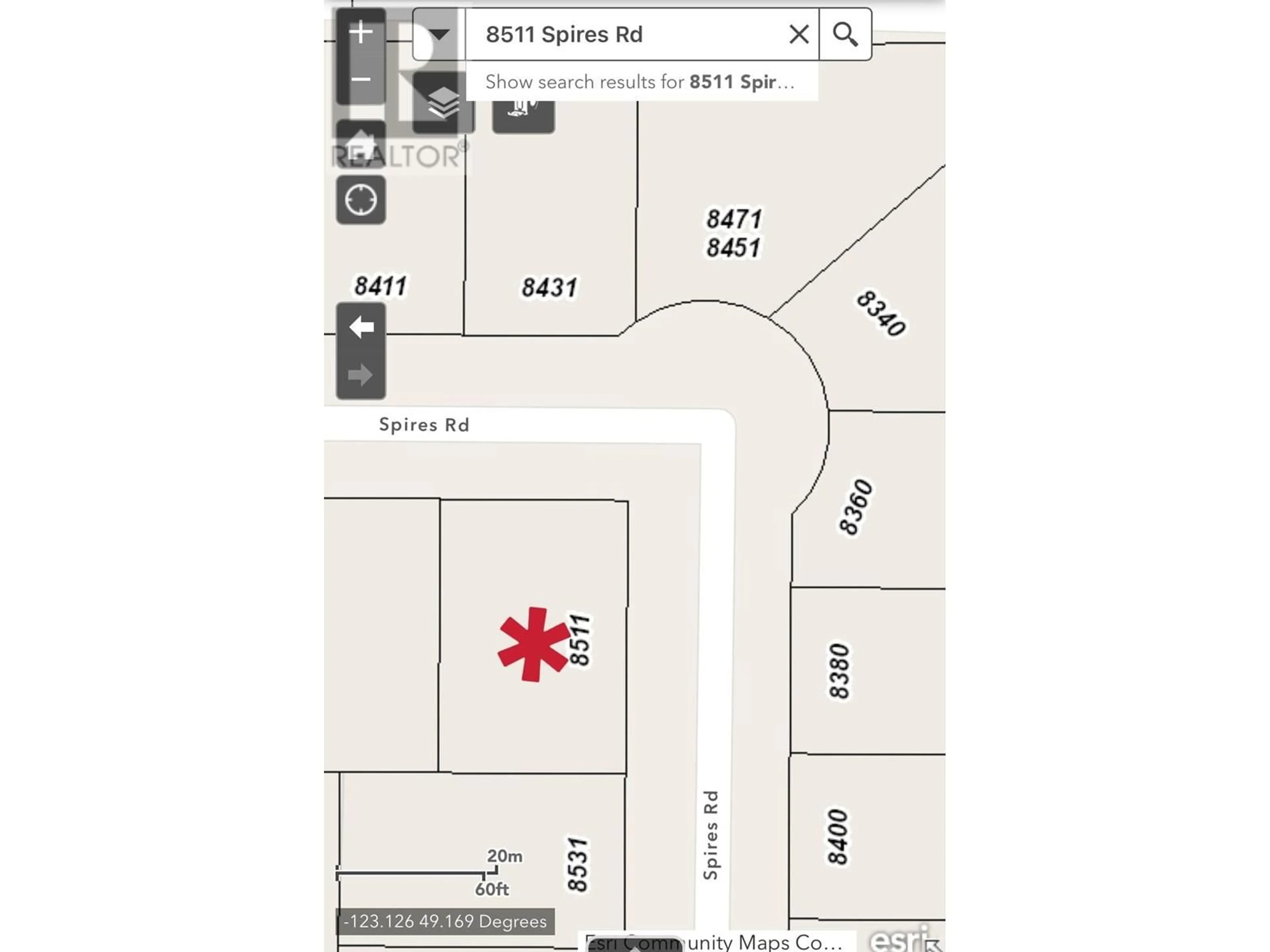 Floor plan for 8511 SPIRES ROAD, Richmond British Columbia V6Y1W3