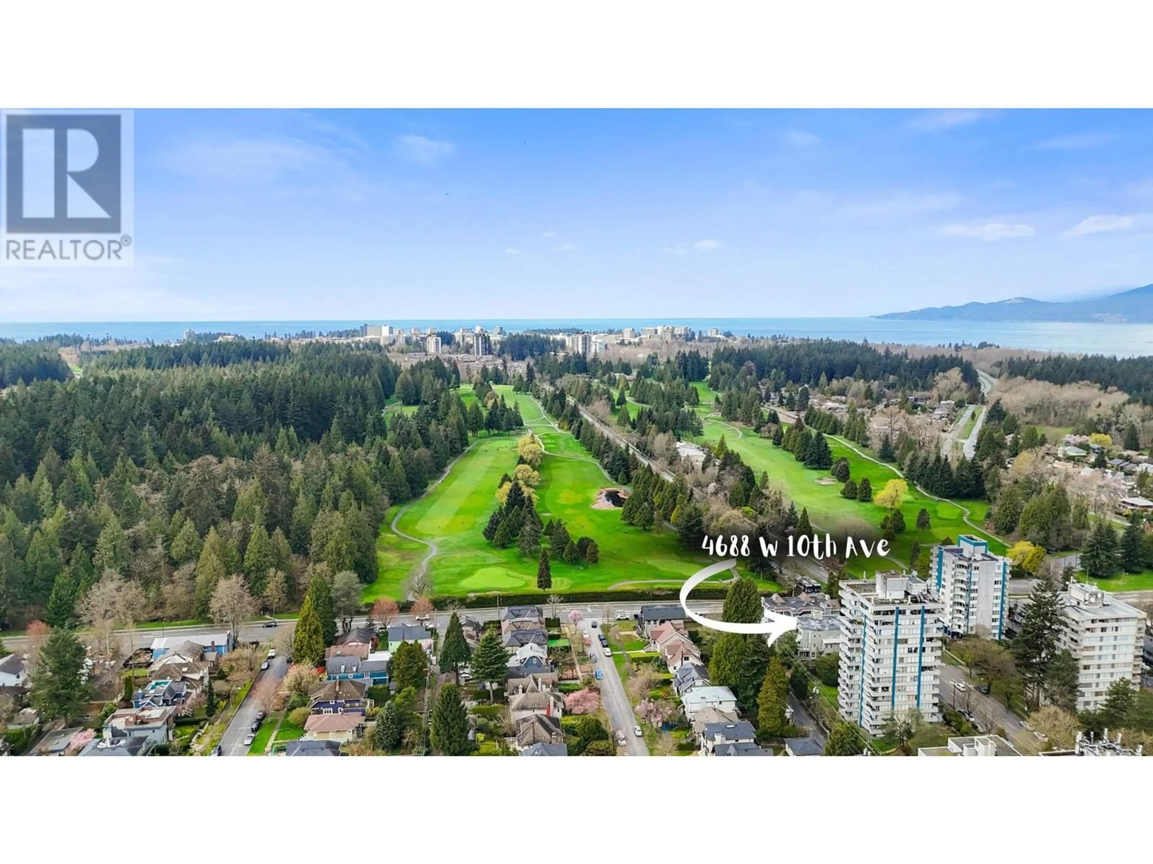 A pic from outside/outdoor area/front of a property/back of a property/a pic from drone, unknown for 402 - 4688 10TH AVENUE, Vancouver British Columbia V6R2J5