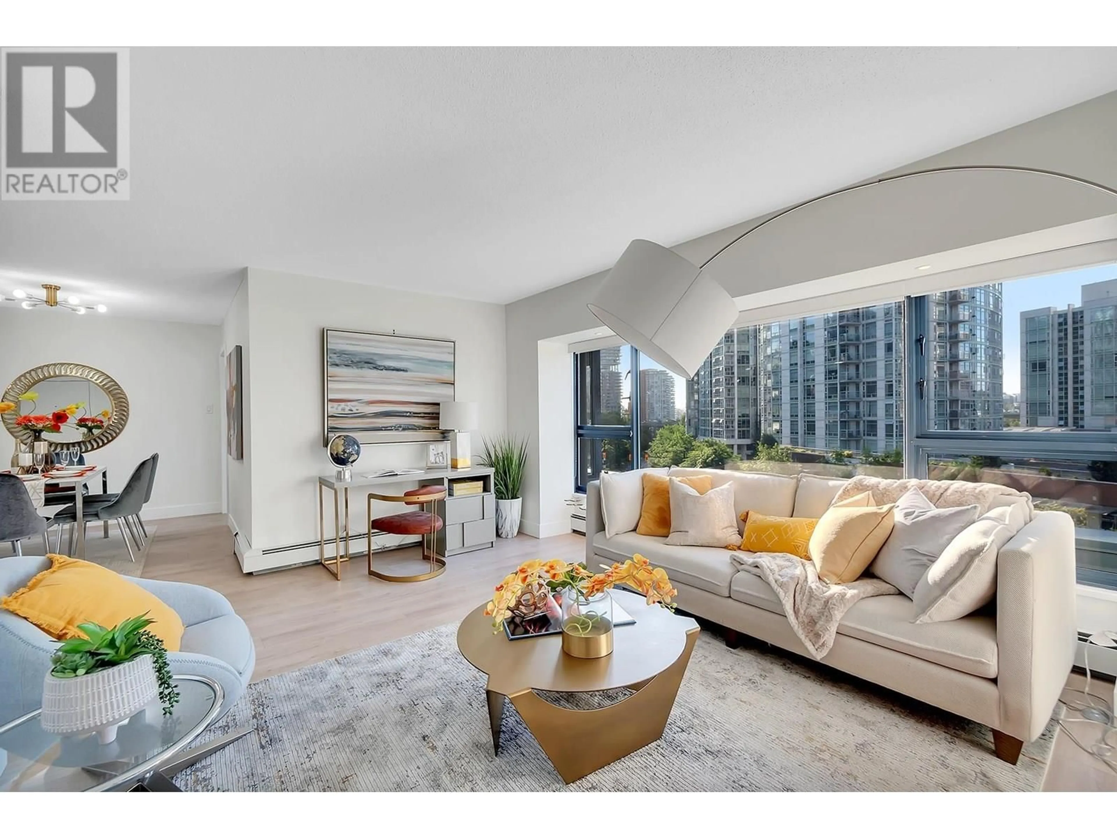 Living room with furniture, unknown for 602 - 1177 PACIFIC BOULEVARD, Vancouver British Columbia V6Z2R8