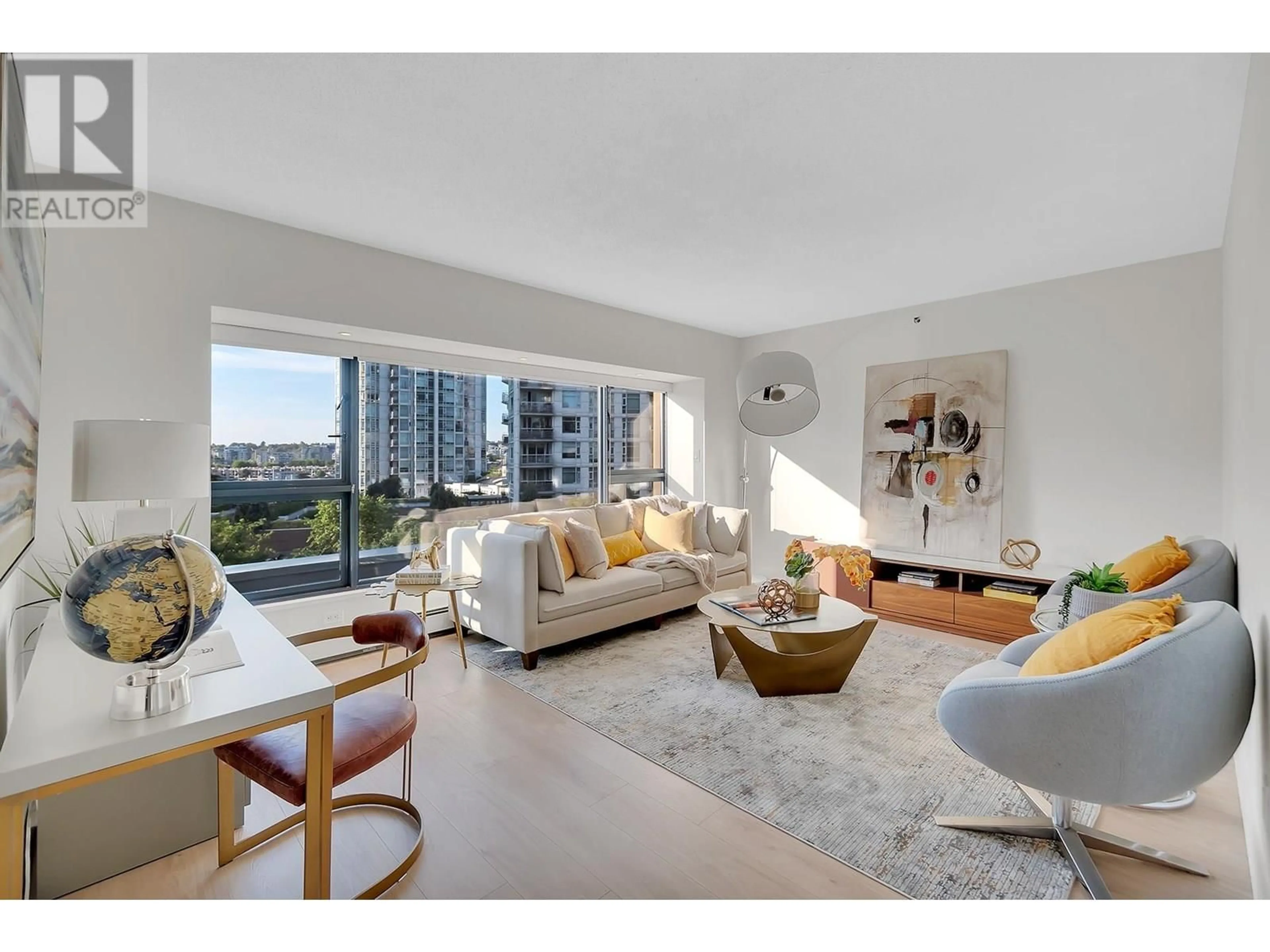 Living room with furniture, unknown for 602 - 1177 PACIFIC BOULEVARD, Vancouver British Columbia V6Z2R8