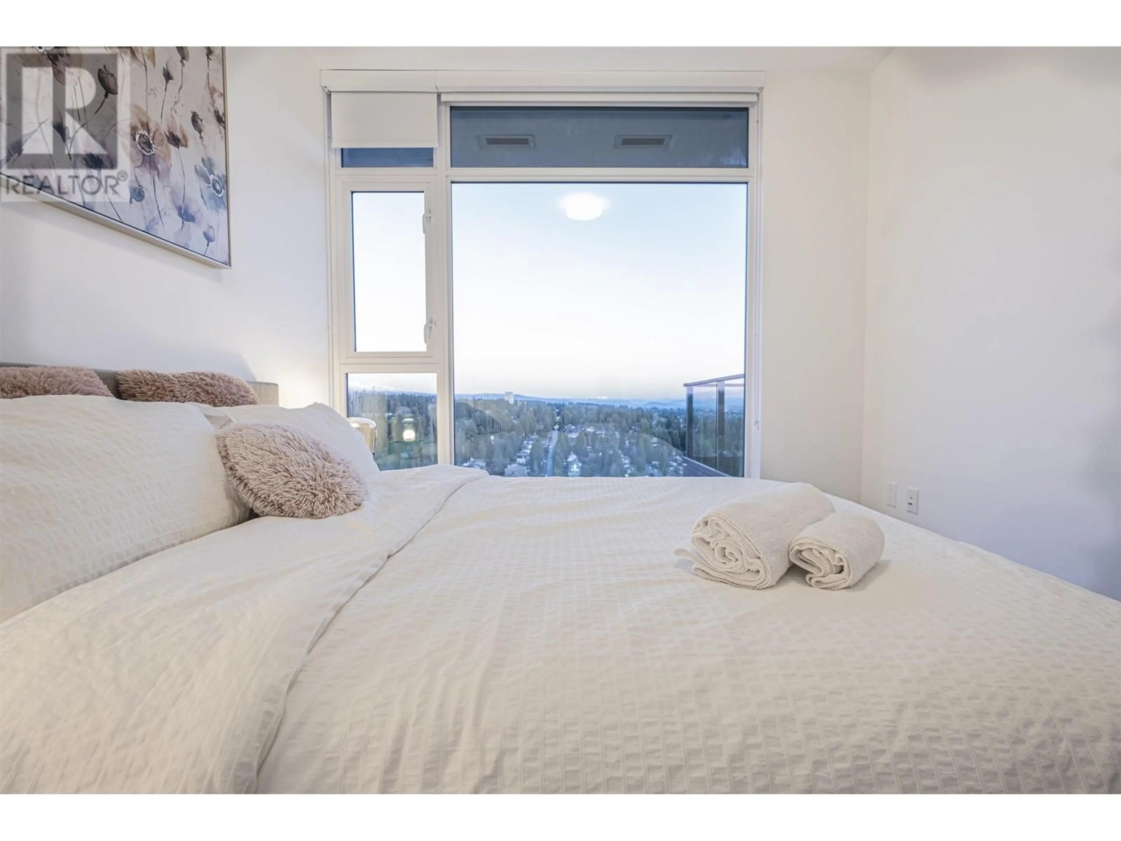 Bedroom with bed, unknown for 3203 - 450 WESTVIEW STREET, Coquitlam British Columbia V3K0G3