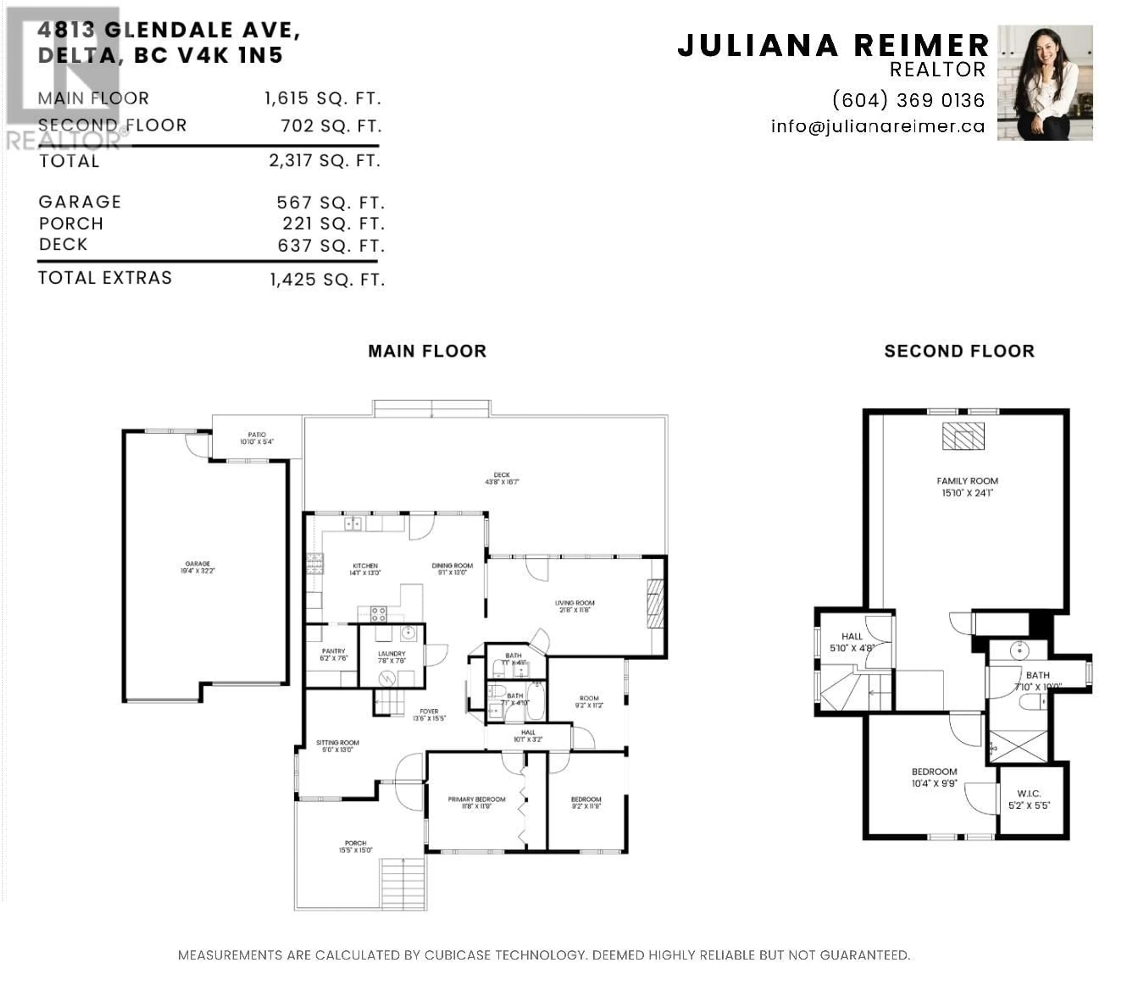 Floor plan for 4813 GLENDALE AVENUE, Delta British Columbia V4K1N5