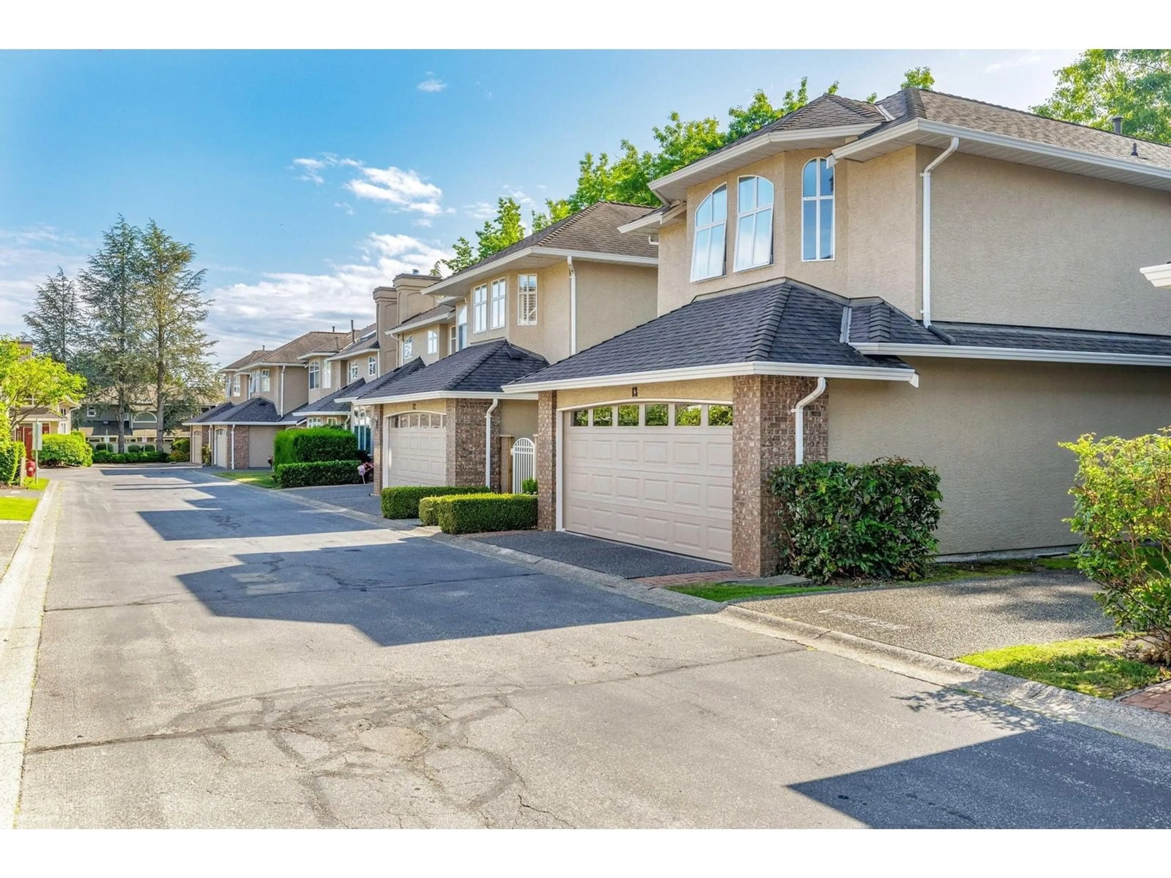 A pic from outside/outdoor area/front of a property/back of a property/a pic from drone, street for 13 - 6211 BOUNDARY WEST, Surrey British Columbia V3X3G7