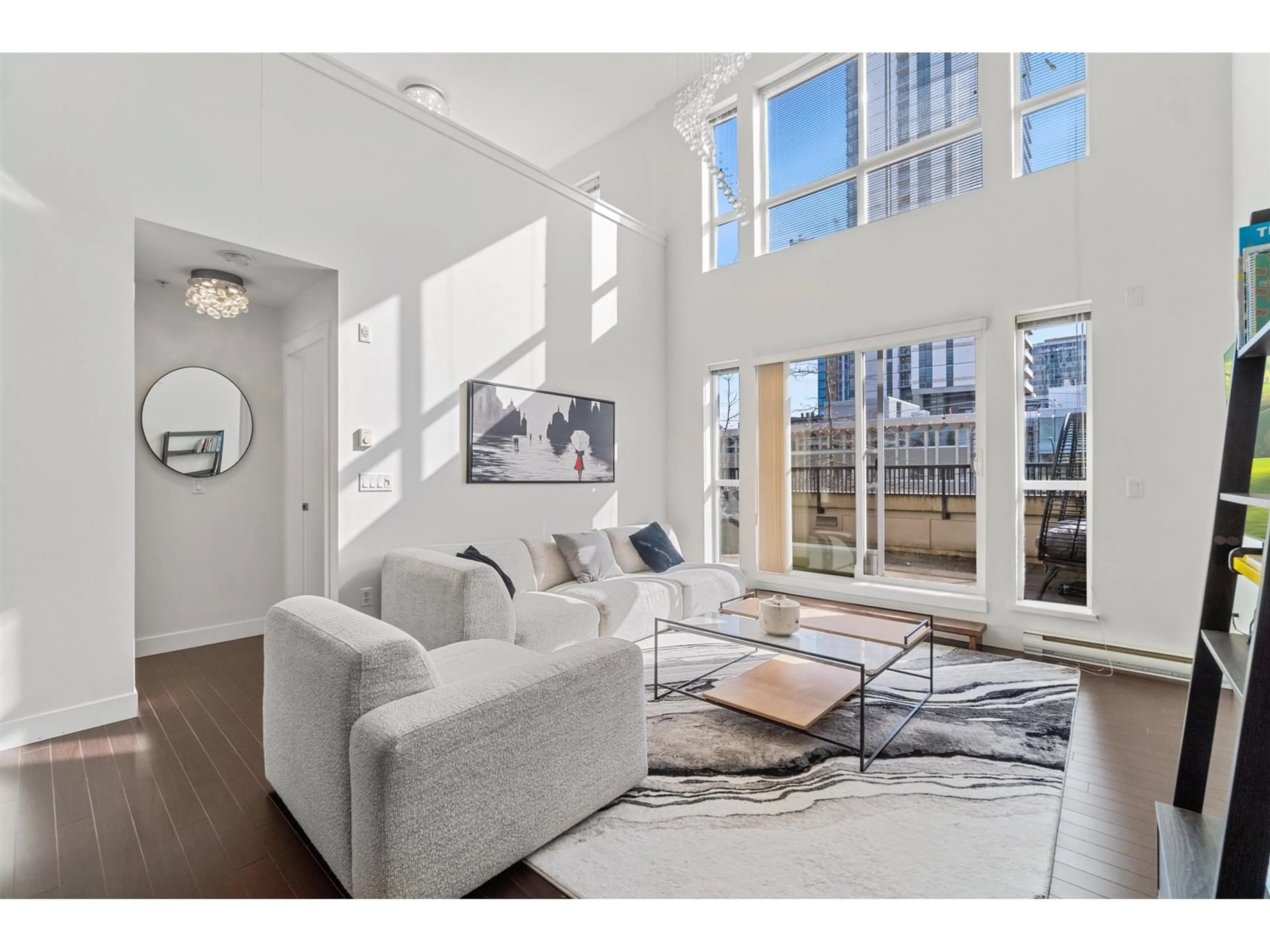 Living room with furniture, unknown for 328 - 9655 KING GEORGE, Surrey British Columbia V3T0C7