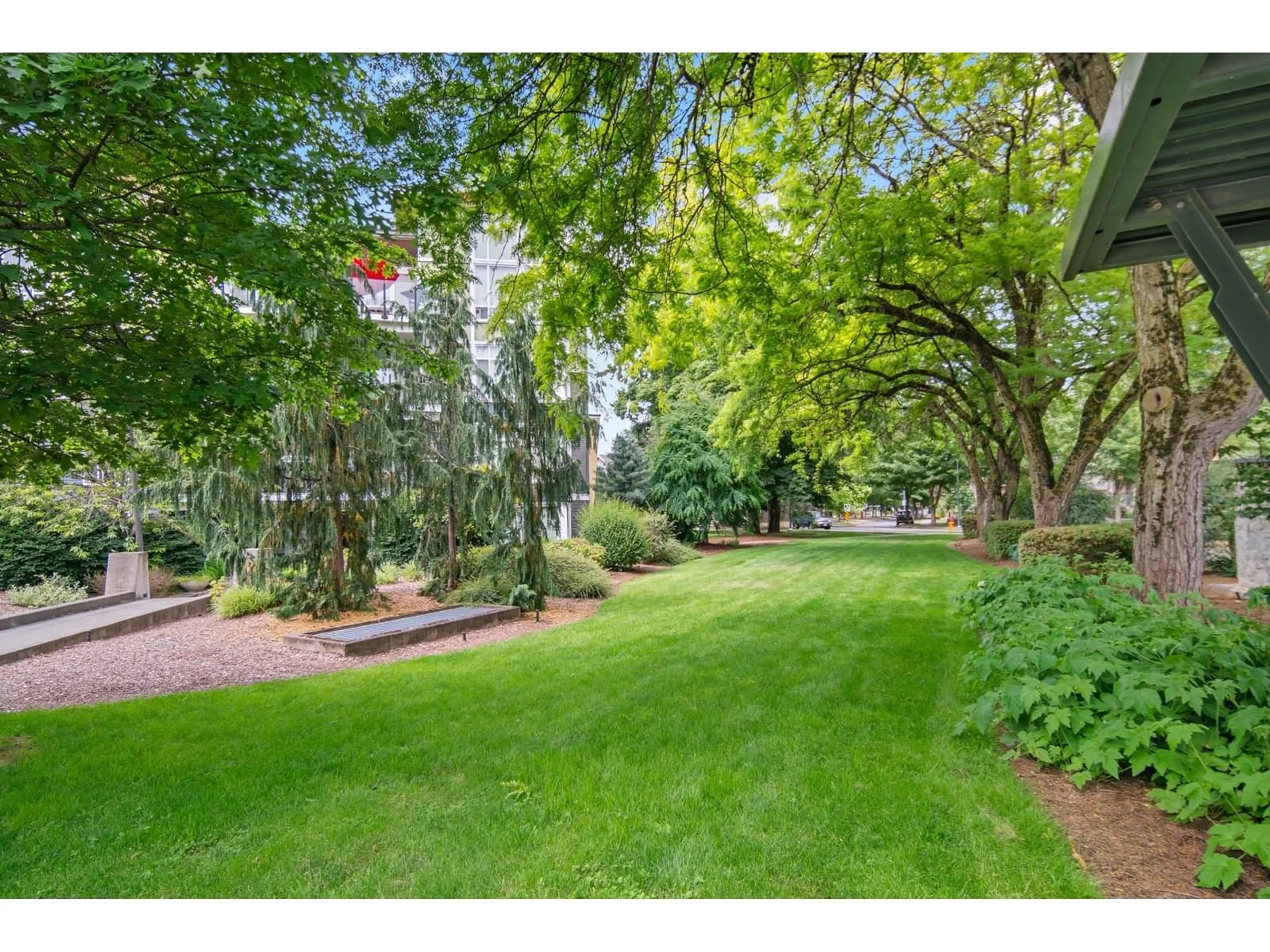 A pic from outside/outdoor area/front of a property/back of a property/a pic from drone, forest/trees view for 306 - 45389 CHEHALIS DRIVE, Chilliwack British Columbia V2R0S1