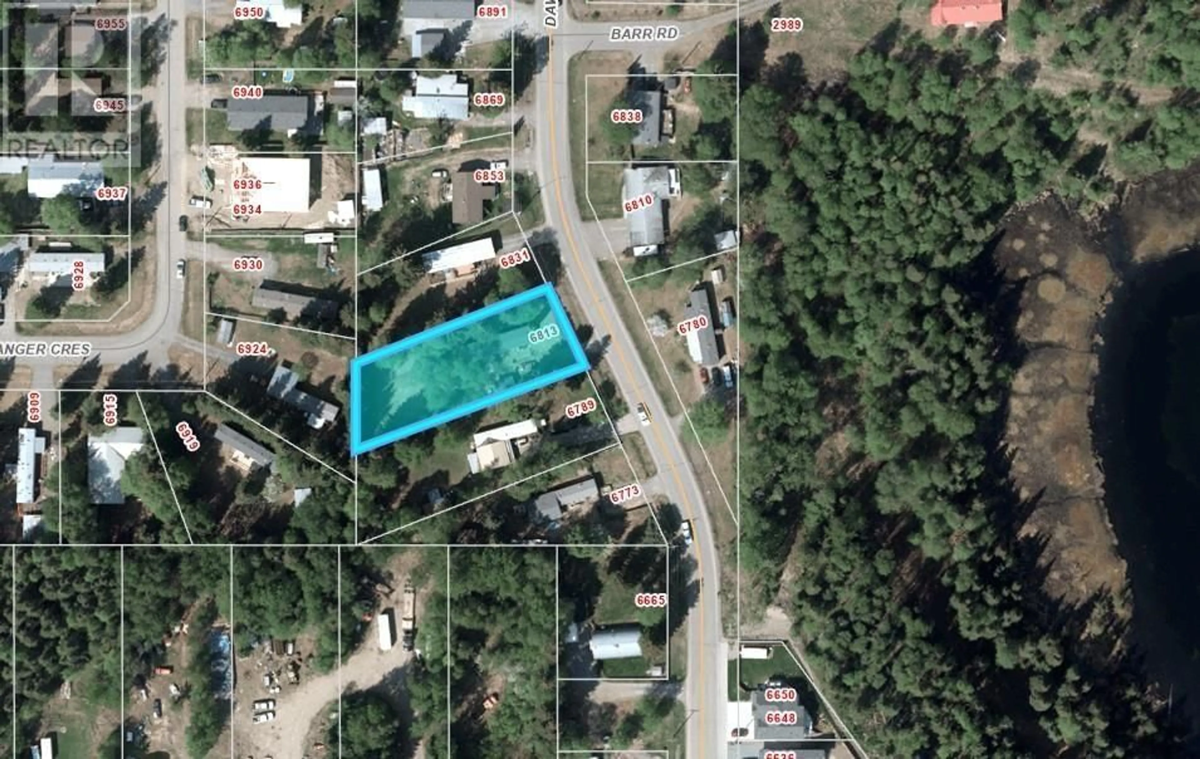 Picture of a map for 6813 DAWSON ROAD, Prince George British Columbia V2K2L7