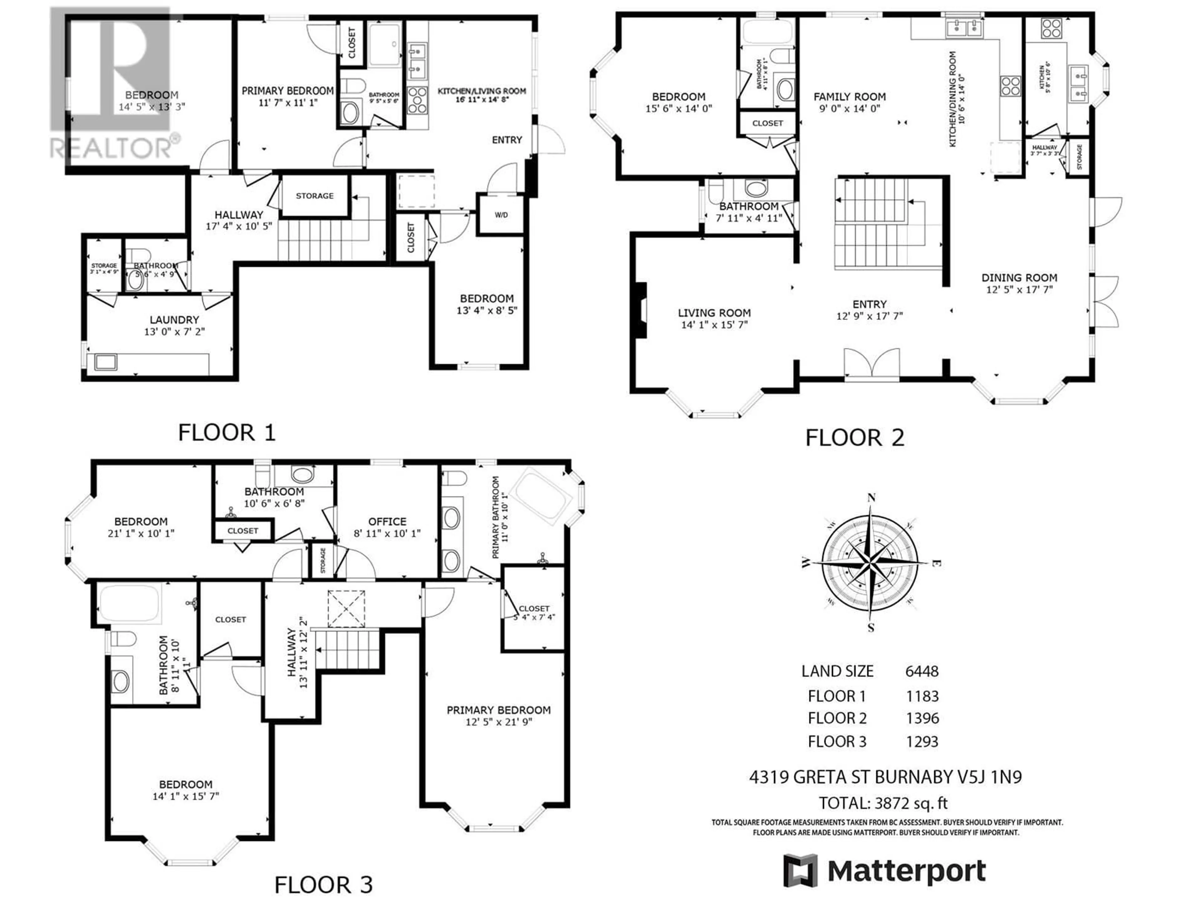 Floor plan for 4319 GRETA STREET, Burnaby British Columbia V5J1N9