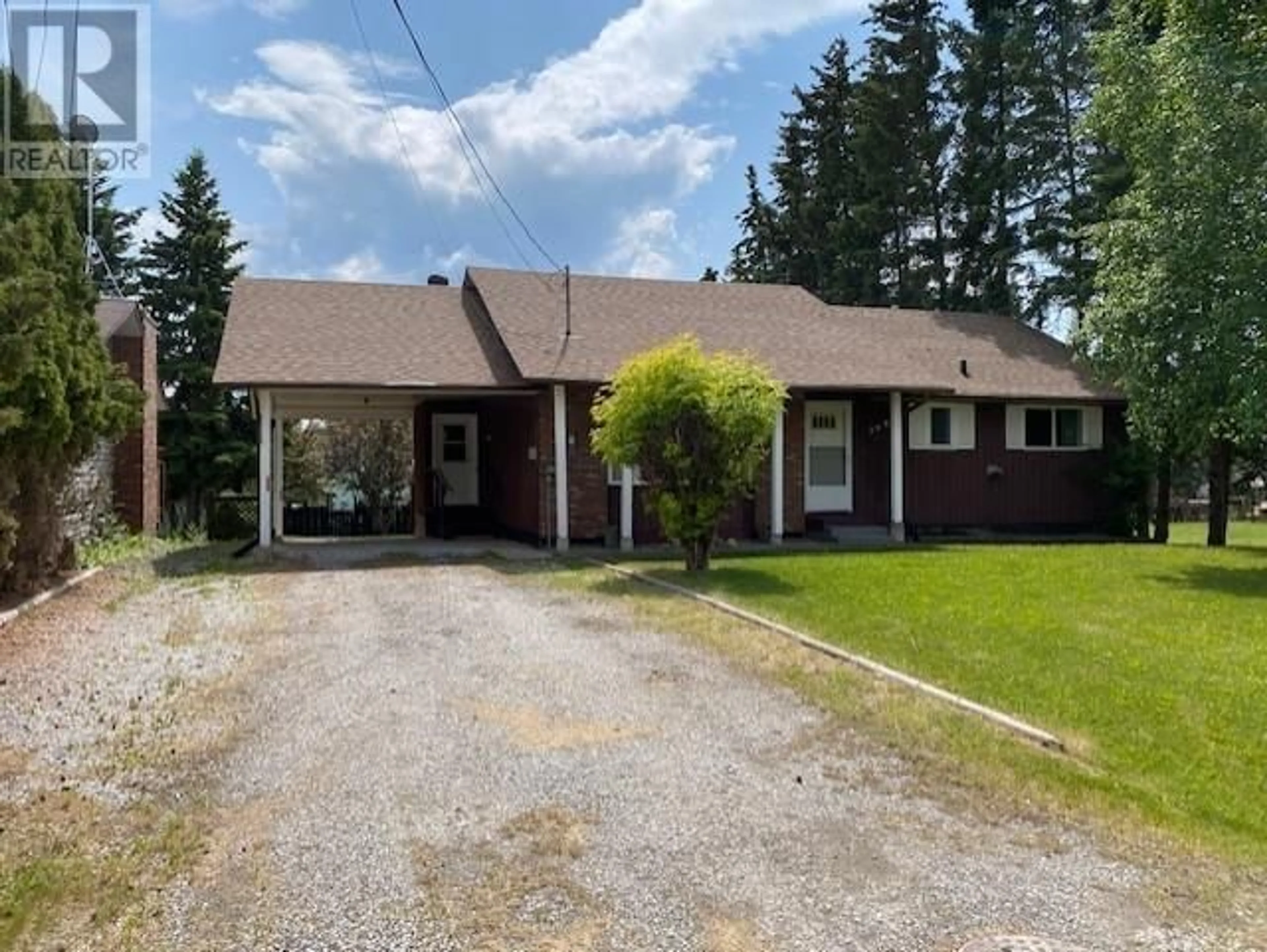 A pic from outside/outdoor area/front of a property/back of a property/a pic from drone, street for 360 SEYFORTH DRIVE, Vanderhoof British Columbia V0J3A2