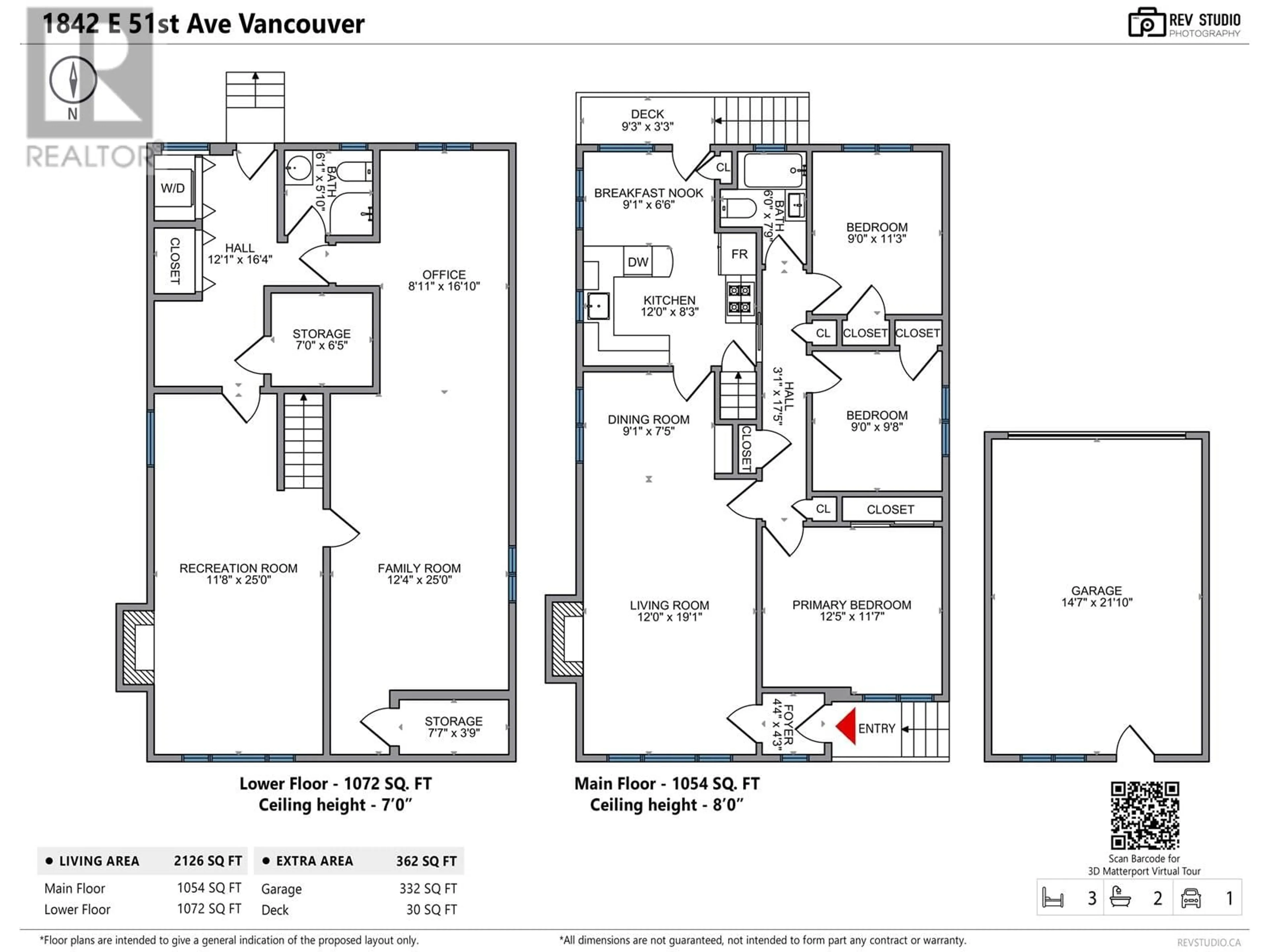 Floor plan for 1842 51ST AVENUE, Vancouver British Columbia V5P1V9