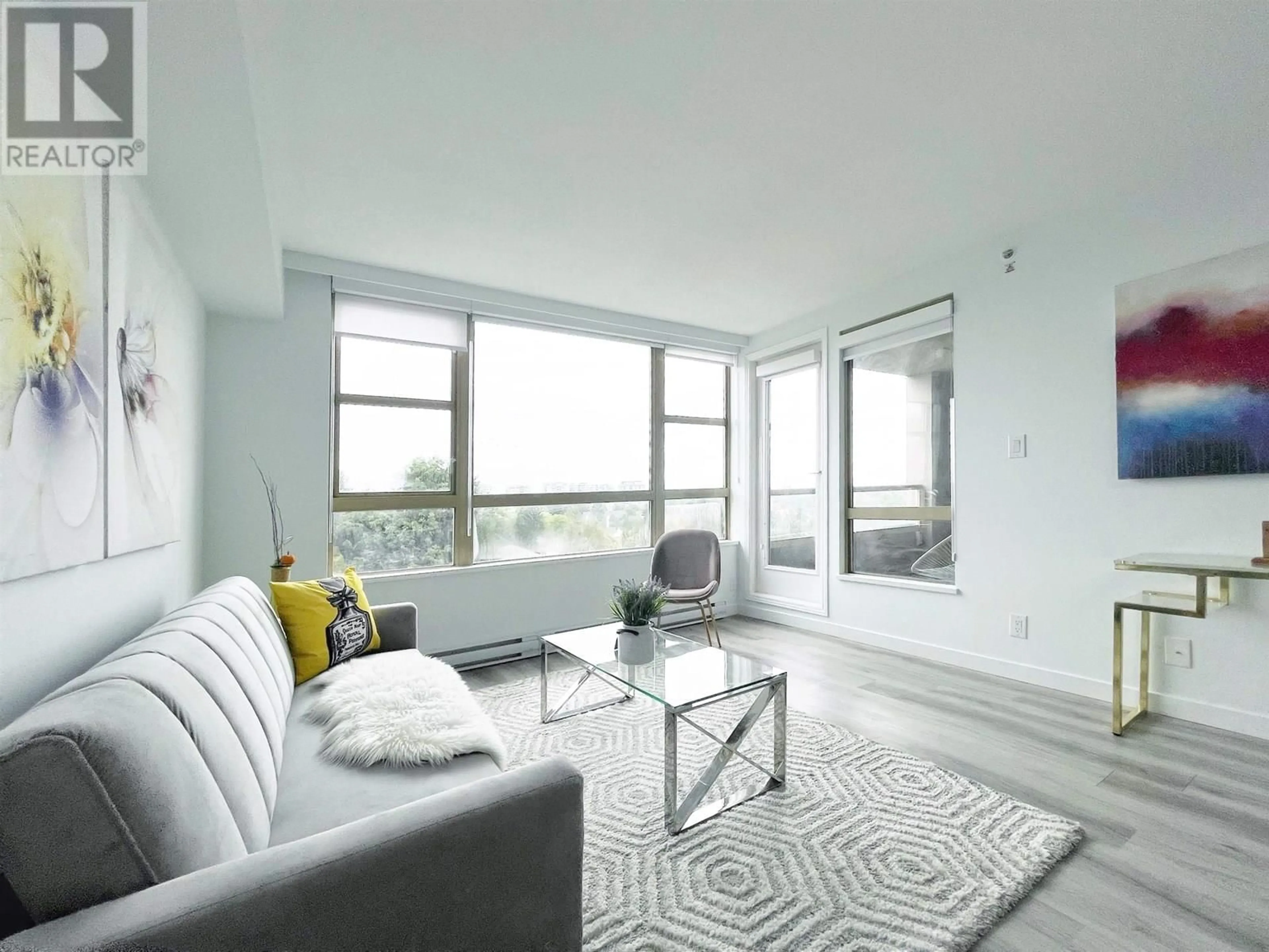 Living room with furniture, unknown for 904 - 6119 COONEY ROAD, Richmond British Columbia V6Y4B7