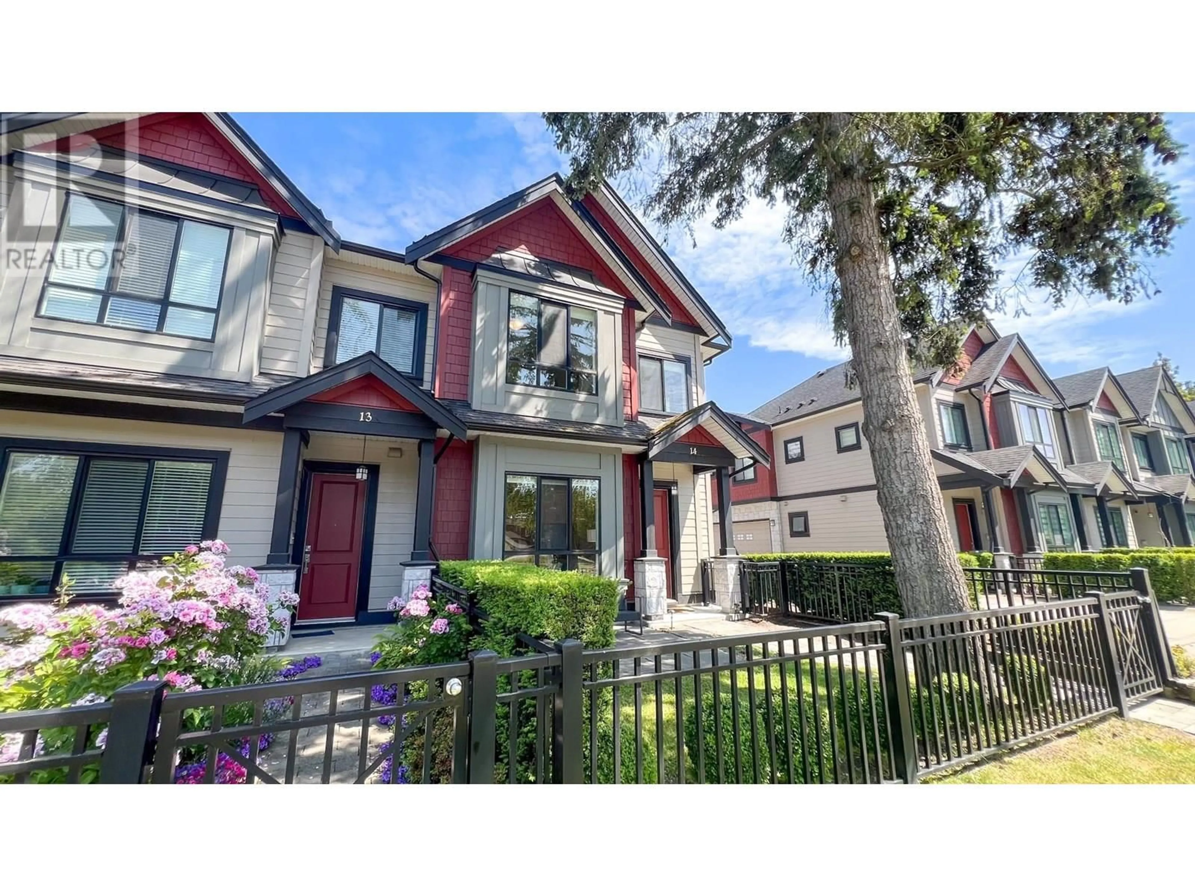 Home with brick exterior material, street for 14 - 7388 RAILWAY AVENUE, Richmond British Columbia V7C3J9