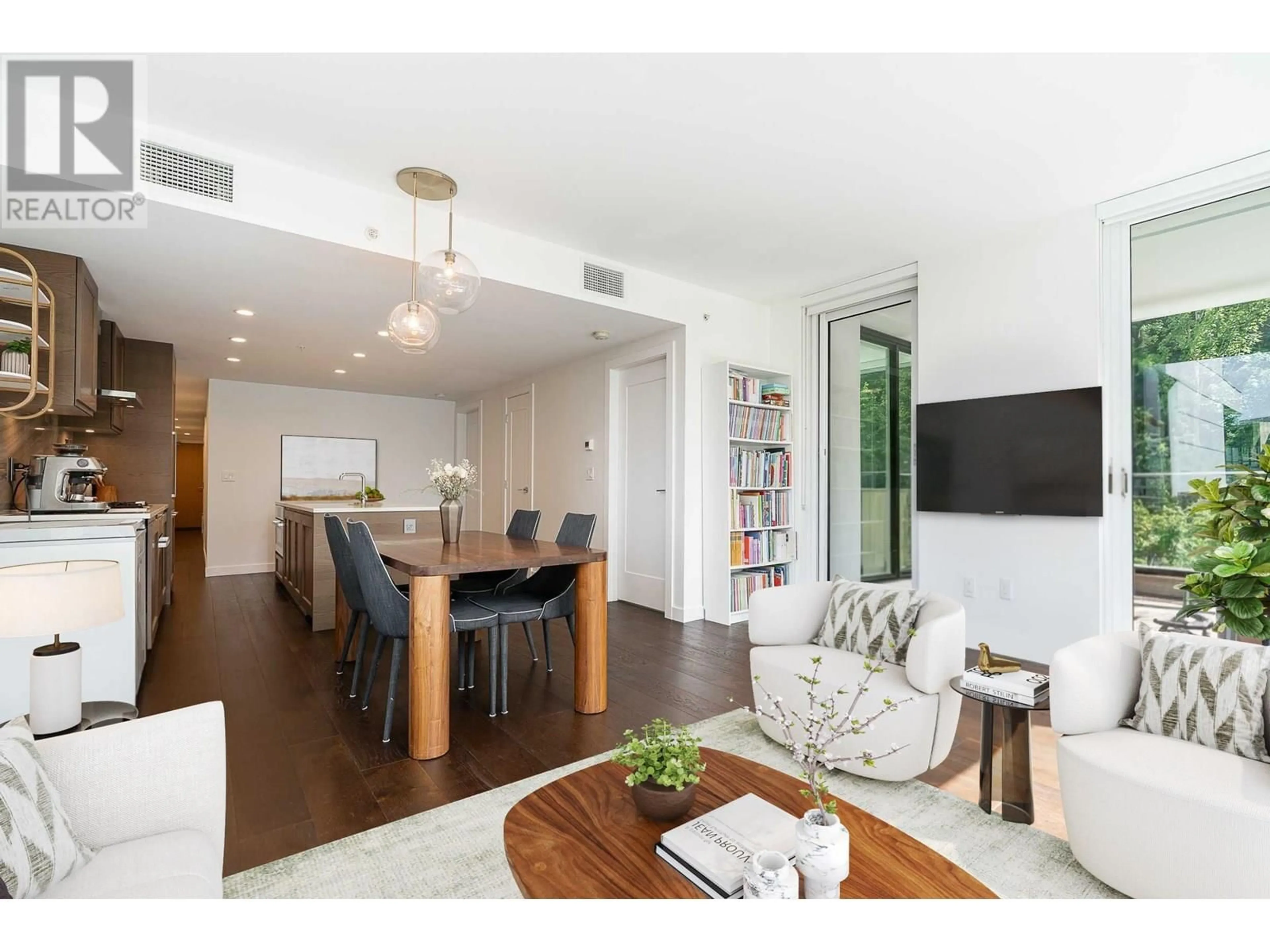 Living room with furniture, unknown for 308 - 5629 BIRNEY AVENUE, Vancouver British Columbia V6S0L5