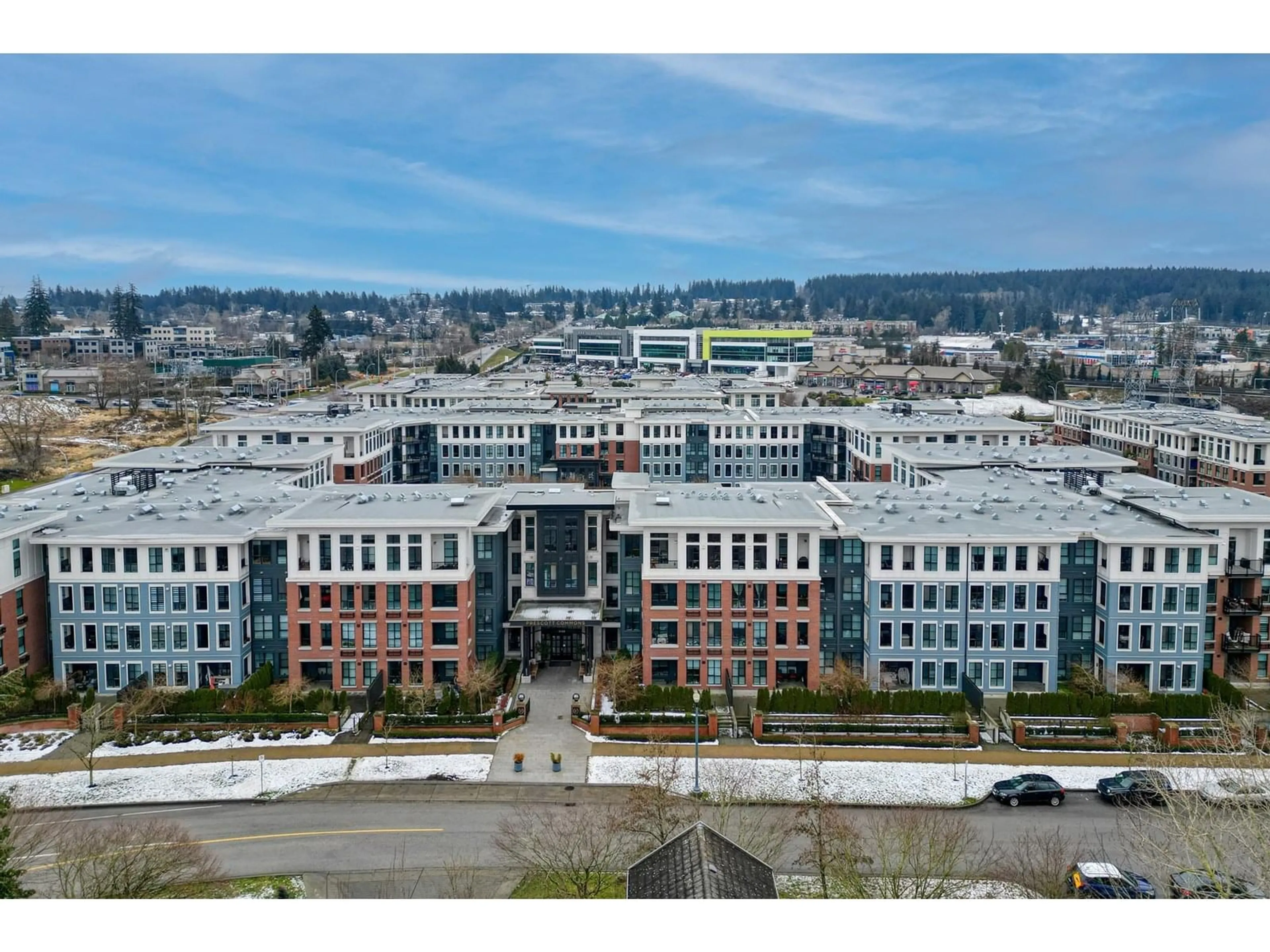 A pic from outside/outdoor area/front of a property/back of a property/a pic from drone, unknown for 214 - 15138 34, Surrey British Columbia V3Z0Y5