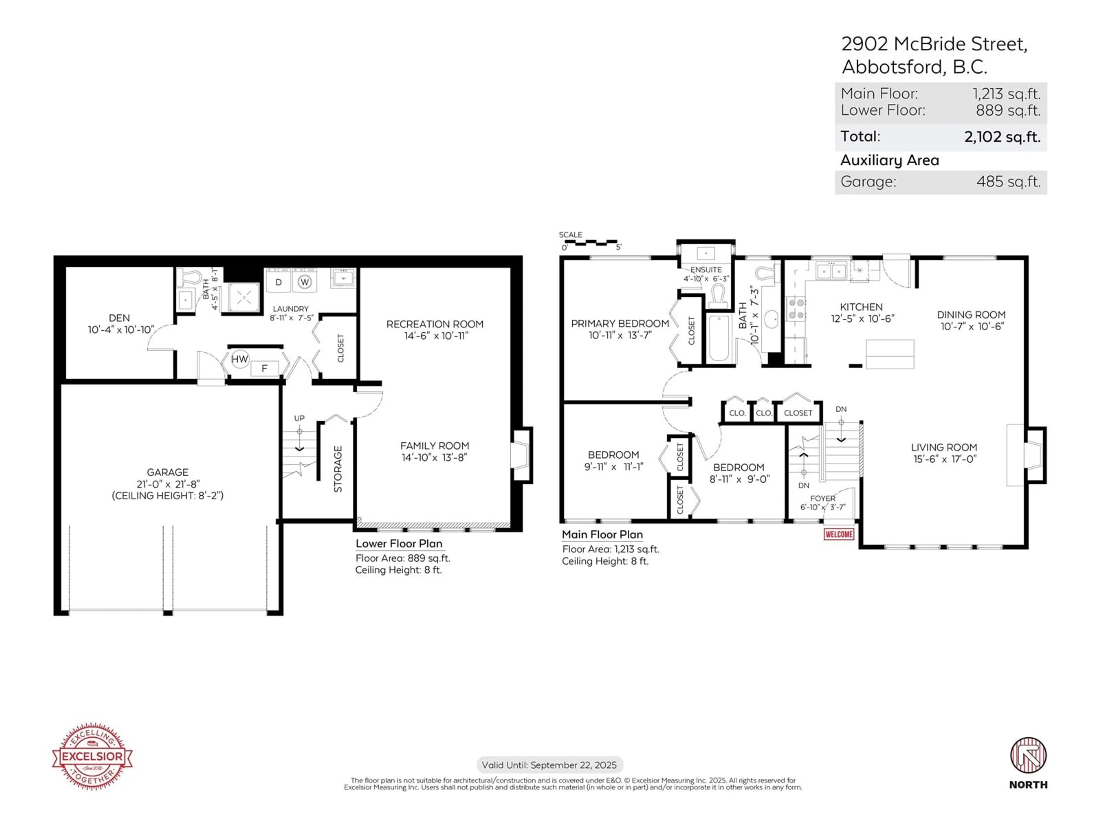 Floor plan for 2902 MCBRIDE, Abbotsford British Columbia V3G1G9