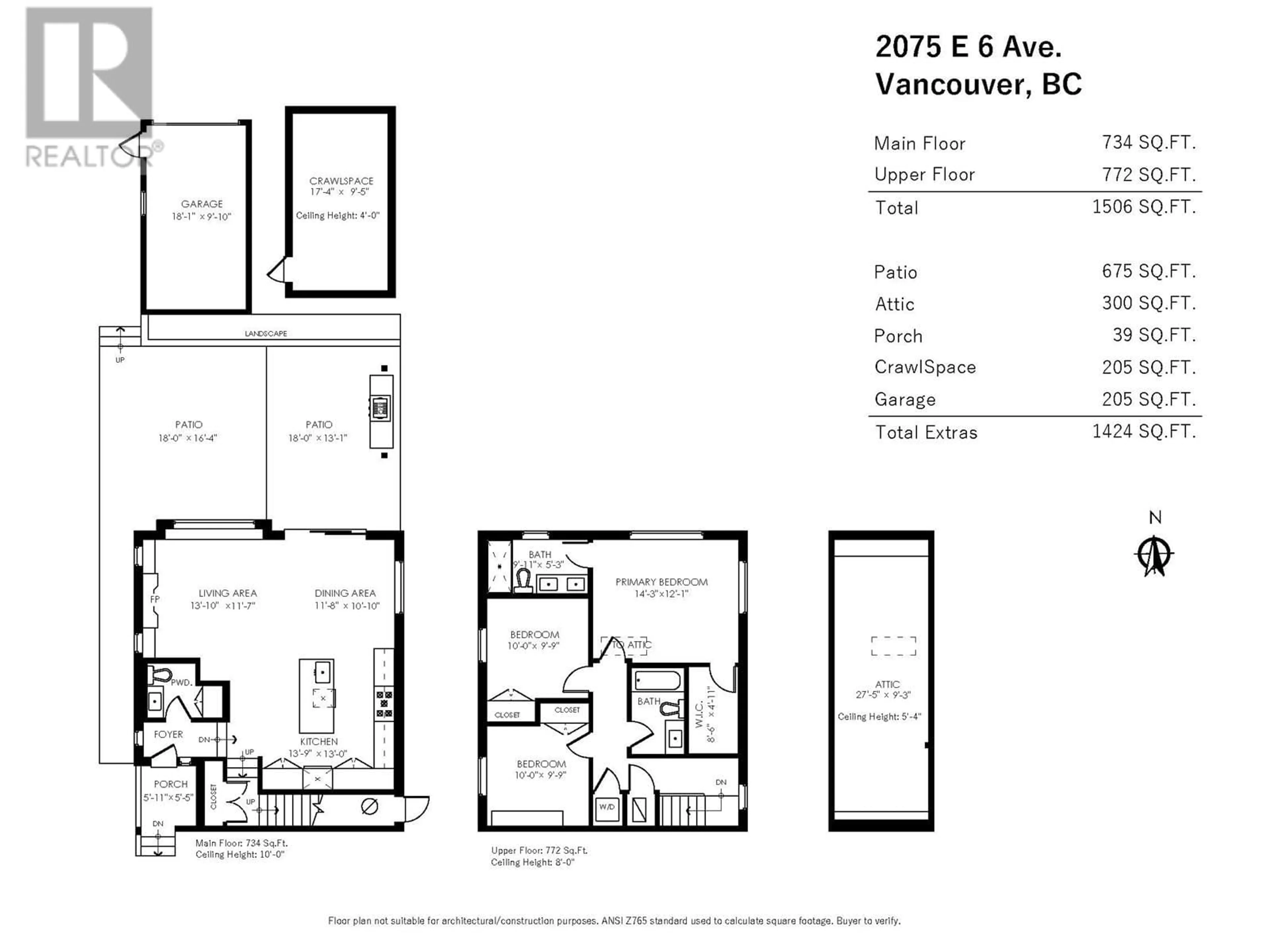 Floor plan for 2075 6TH AVENUE, Vancouver British Columbia V5N1P8