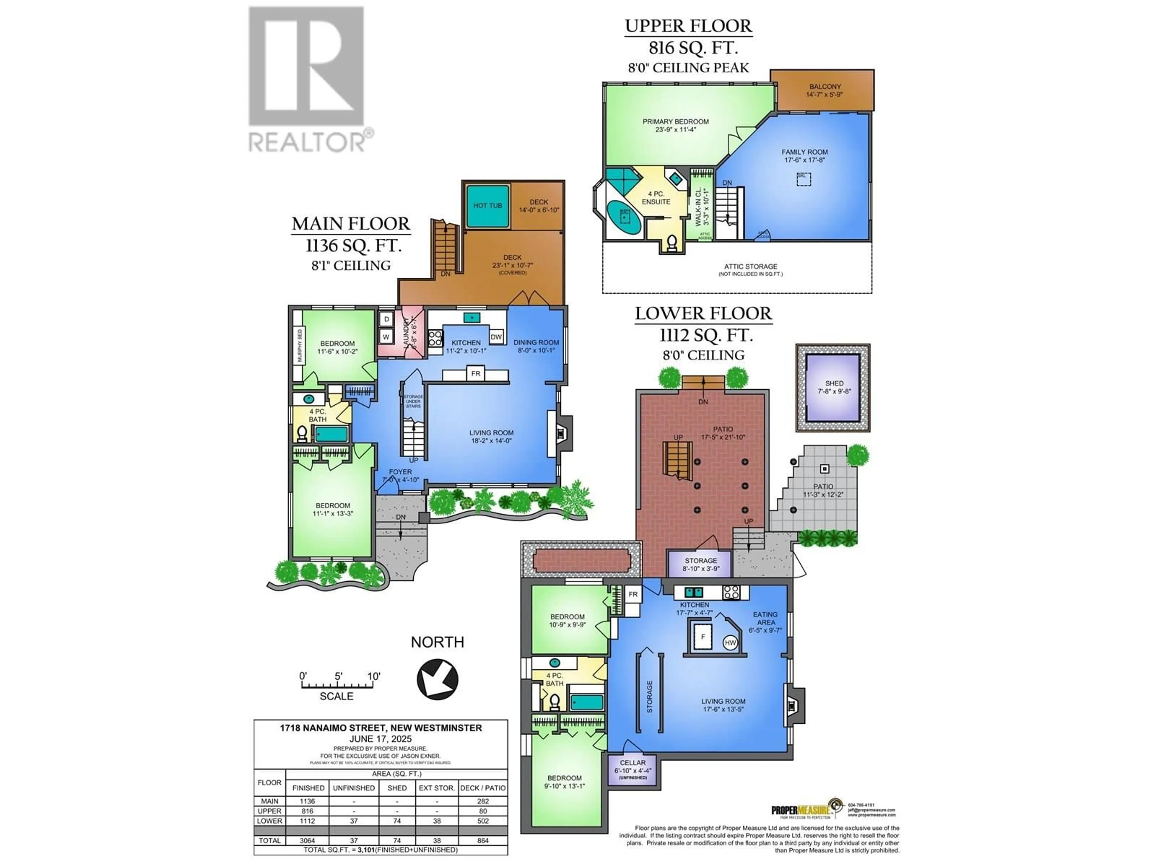 Floor plan for 1718 NANAIMO STREET, New Westminster British Columbia V3M2G6