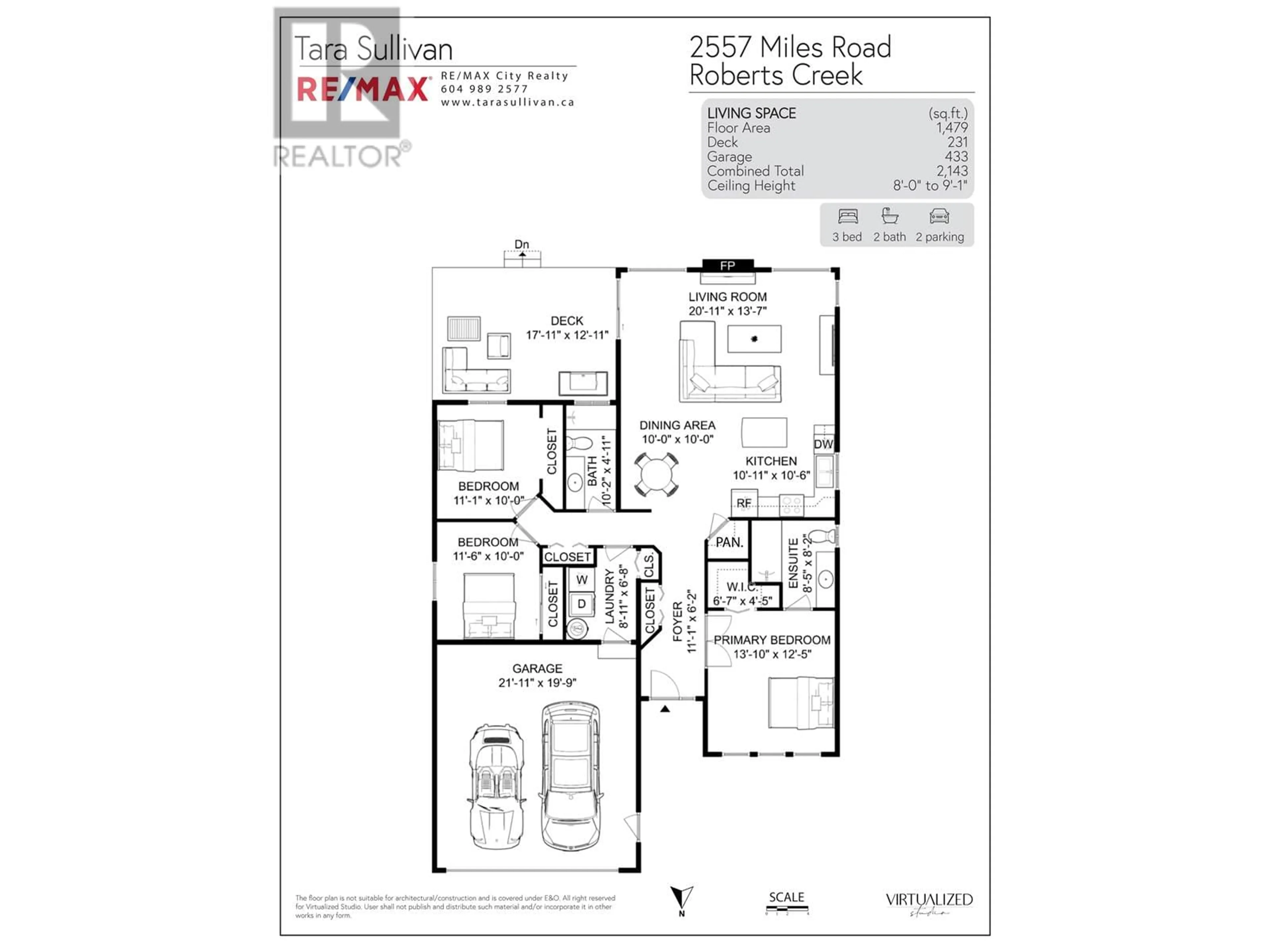 Floor plan for 2557 MILES ROAD, Roberts Creek British Columbia V0N2W4