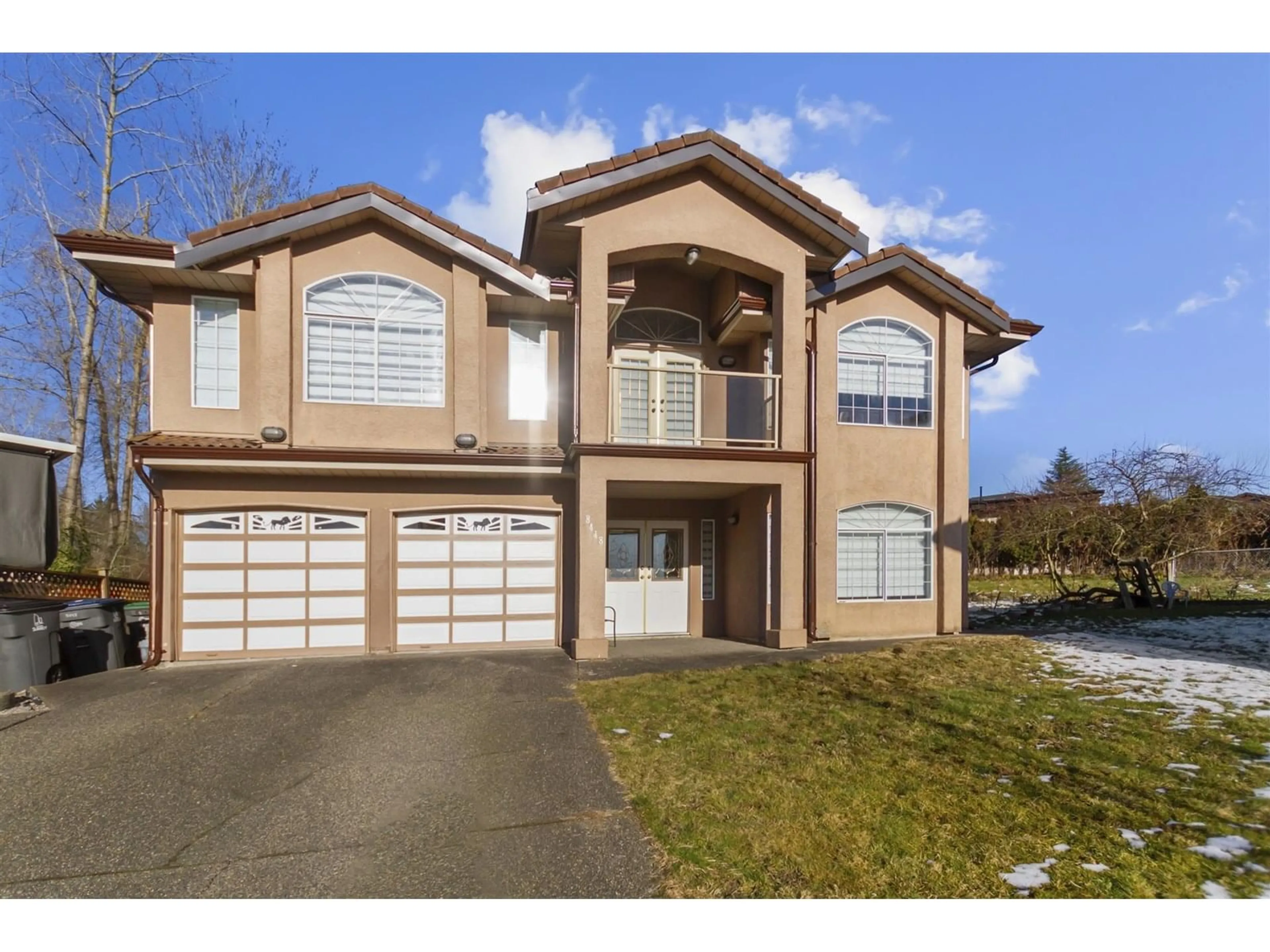 Home with vinyl exterior material, street for 8448 150A, Surrey British Columbia V3S8J7