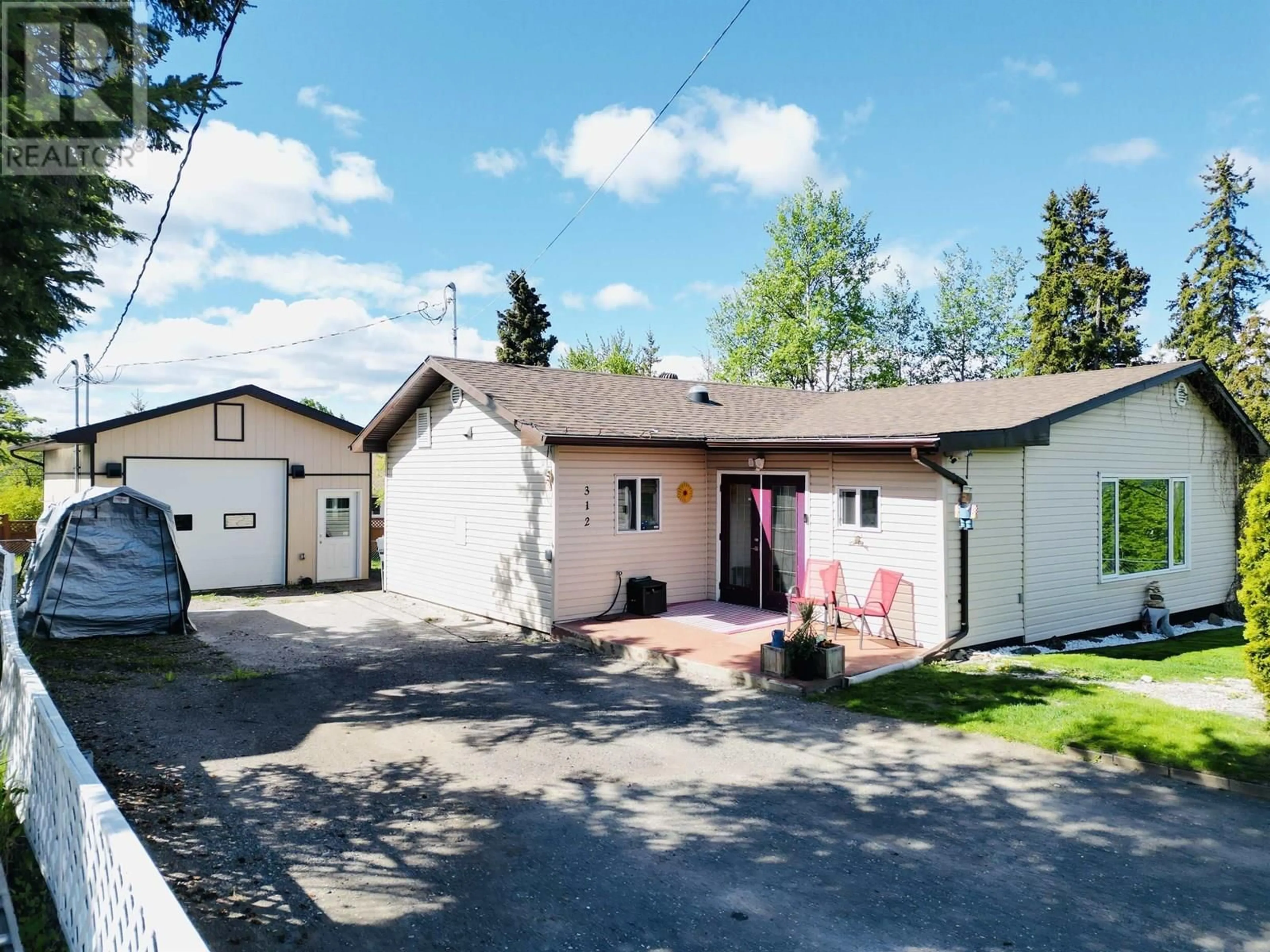 A pic from outside/outdoor area/front of a property/back of a property/a pic from drone, street for 312 4TH AVENUE, Burns Lake British Columbia V0J1E0