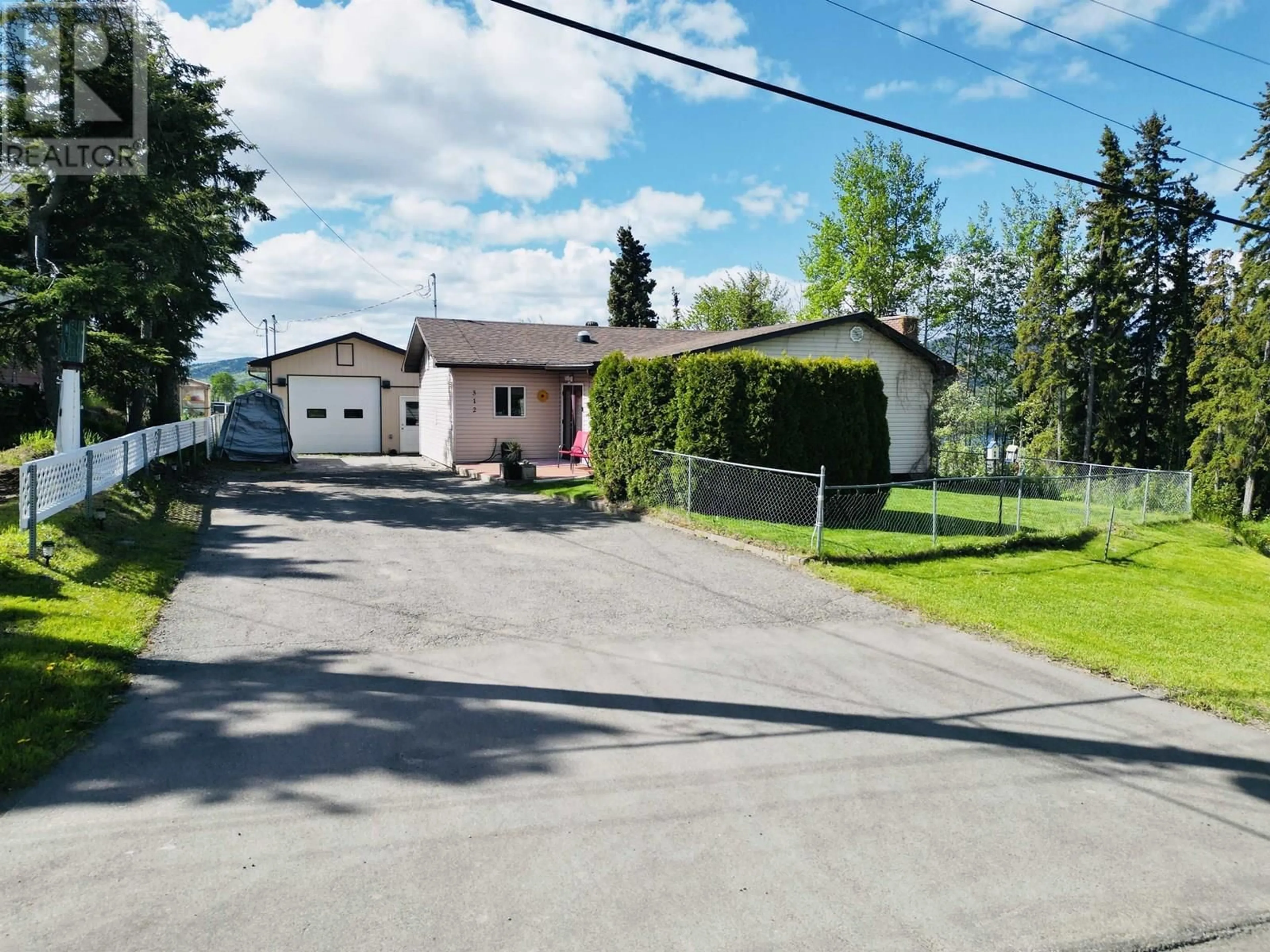 A pic from outside/outdoor area/front of a property/back of a property/a pic from drone, street for 312 4TH AVENUE, Burns Lake British Columbia V0J1E0
