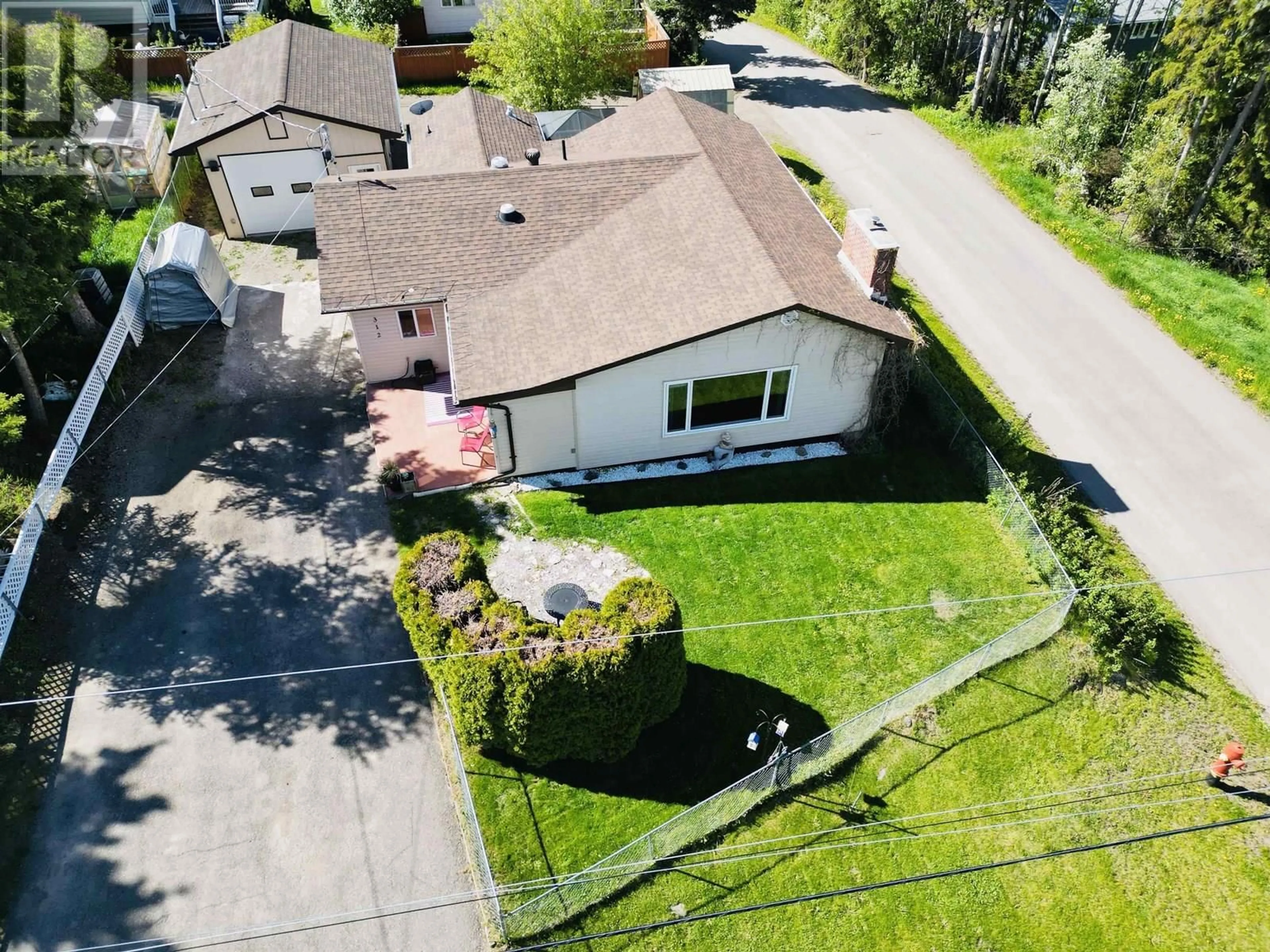 A pic from outside/outdoor area/front of a property/back of a property/a pic from drone, street for 312 4TH AVENUE, Burns Lake British Columbia V0J1E0