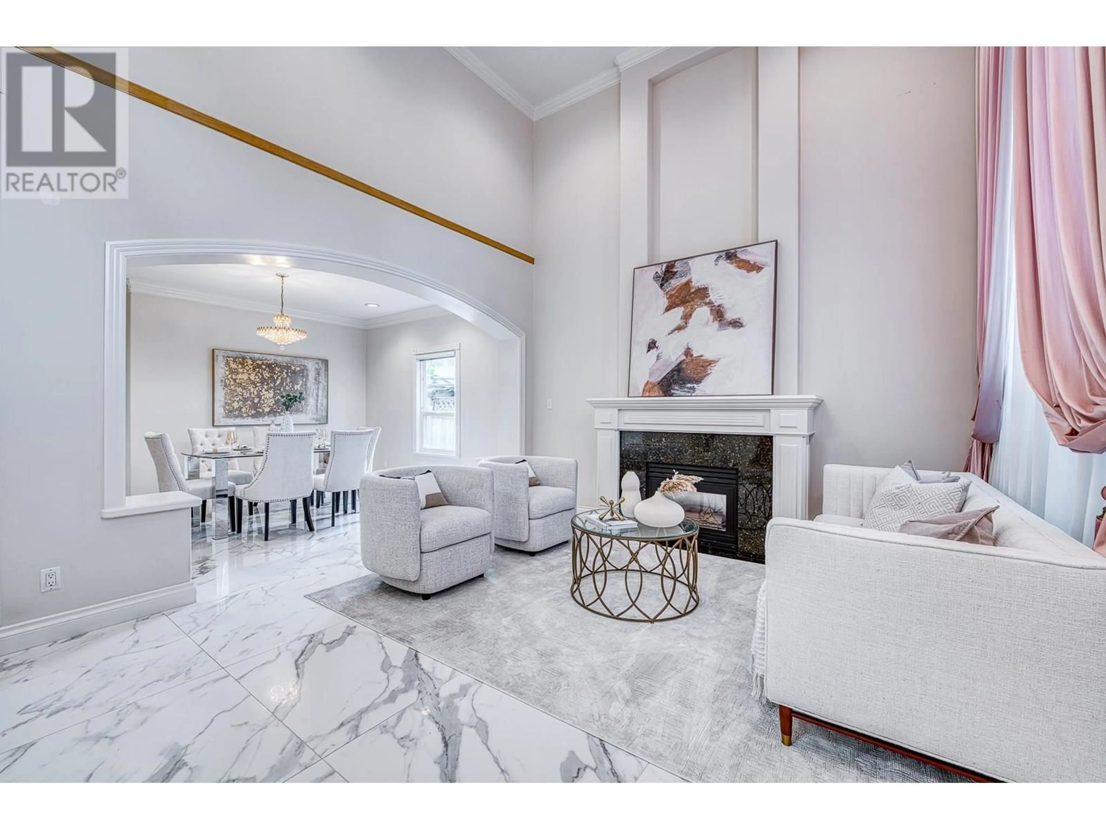 Living room with furniture, ceramic/tile floor for 10051 LASSAM ROAD, Richmond British Columbia V7E2C2