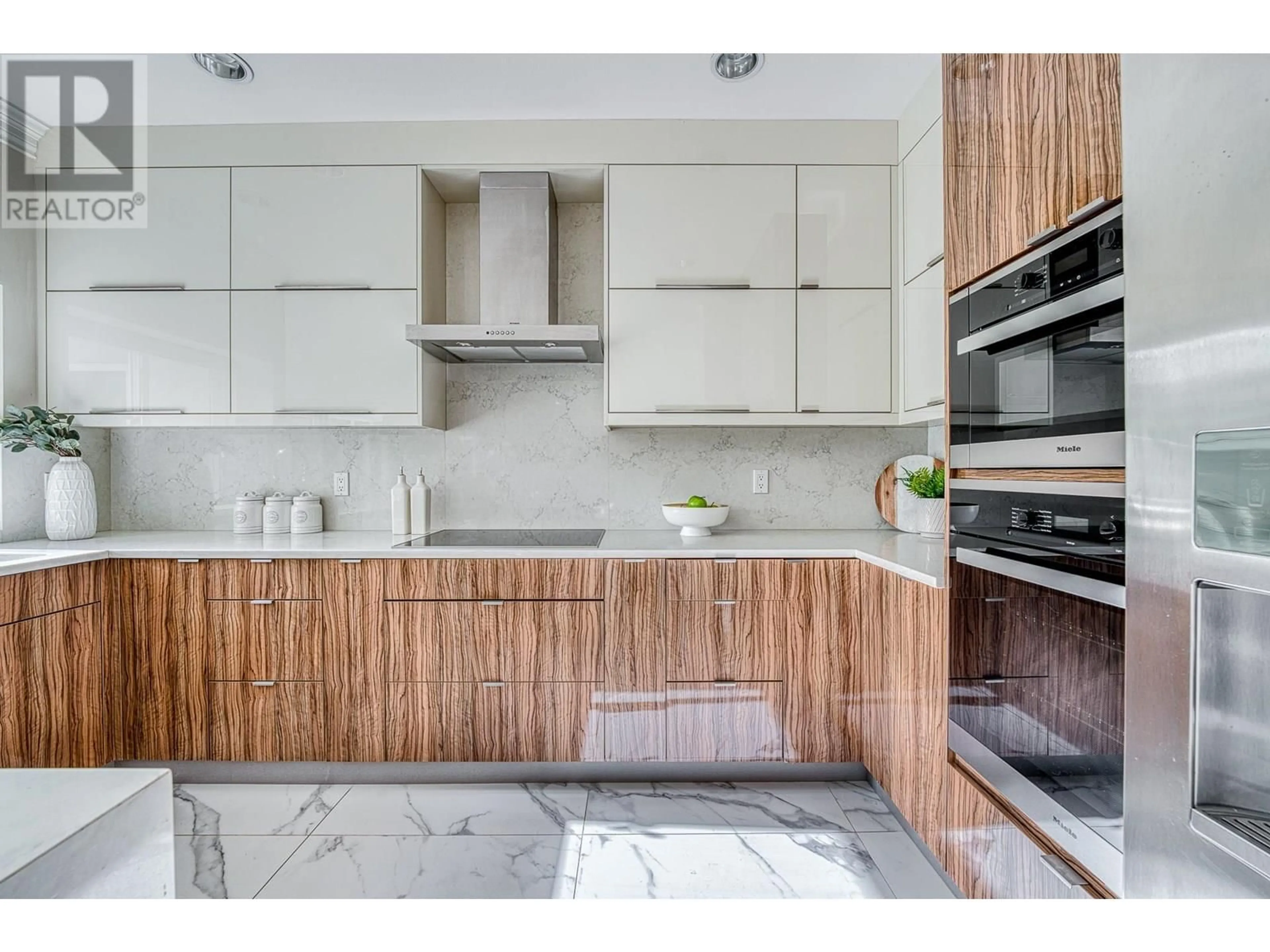 Contemporary kitchen, ceramic/tile floor for 10051 LASSAM ROAD, Richmond British Columbia V7E2C2