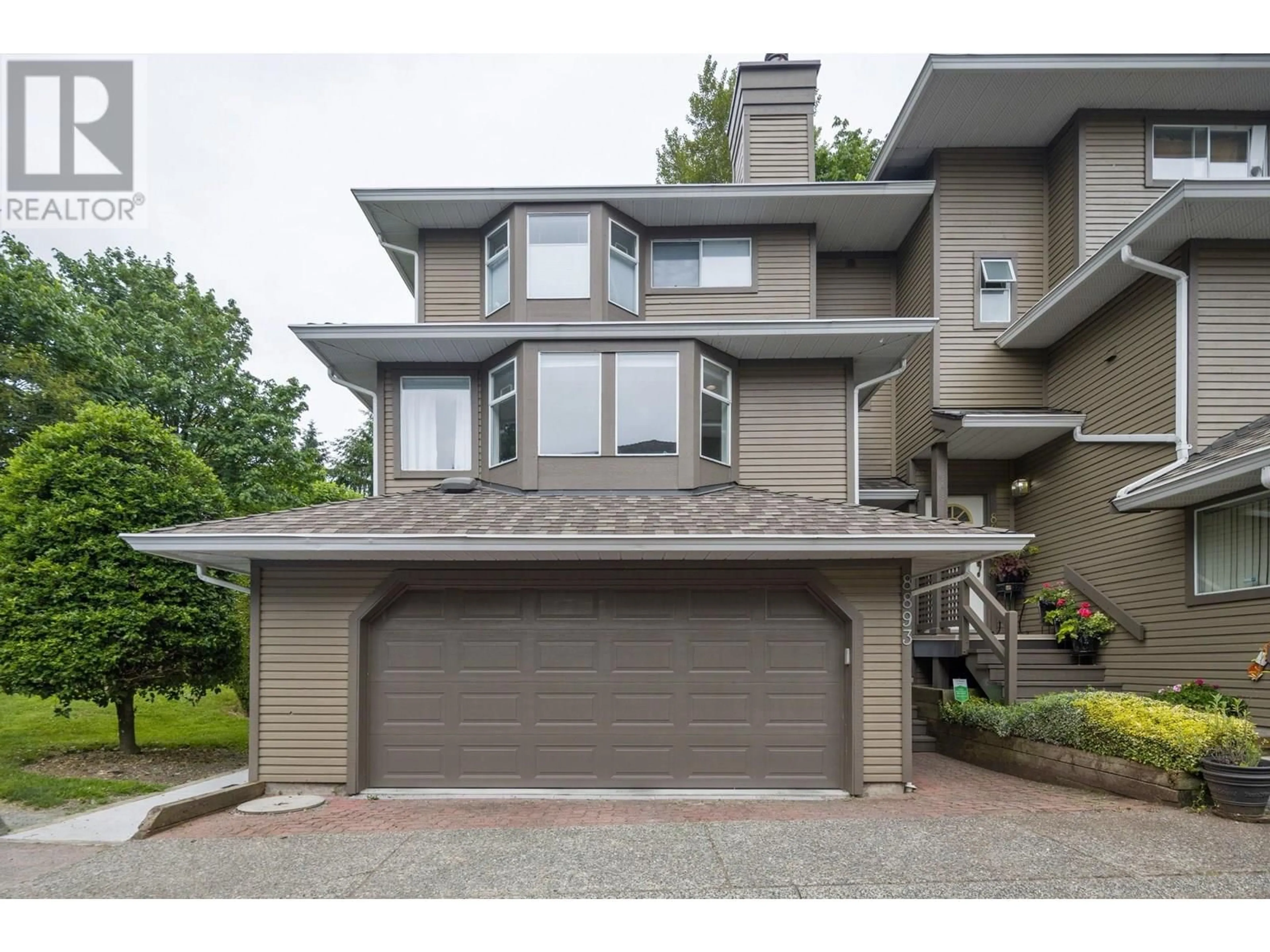 Home with brick exterior material, street for 8893 LARKFIELD DRIVE, Burnaby British Columbia V5A4L3