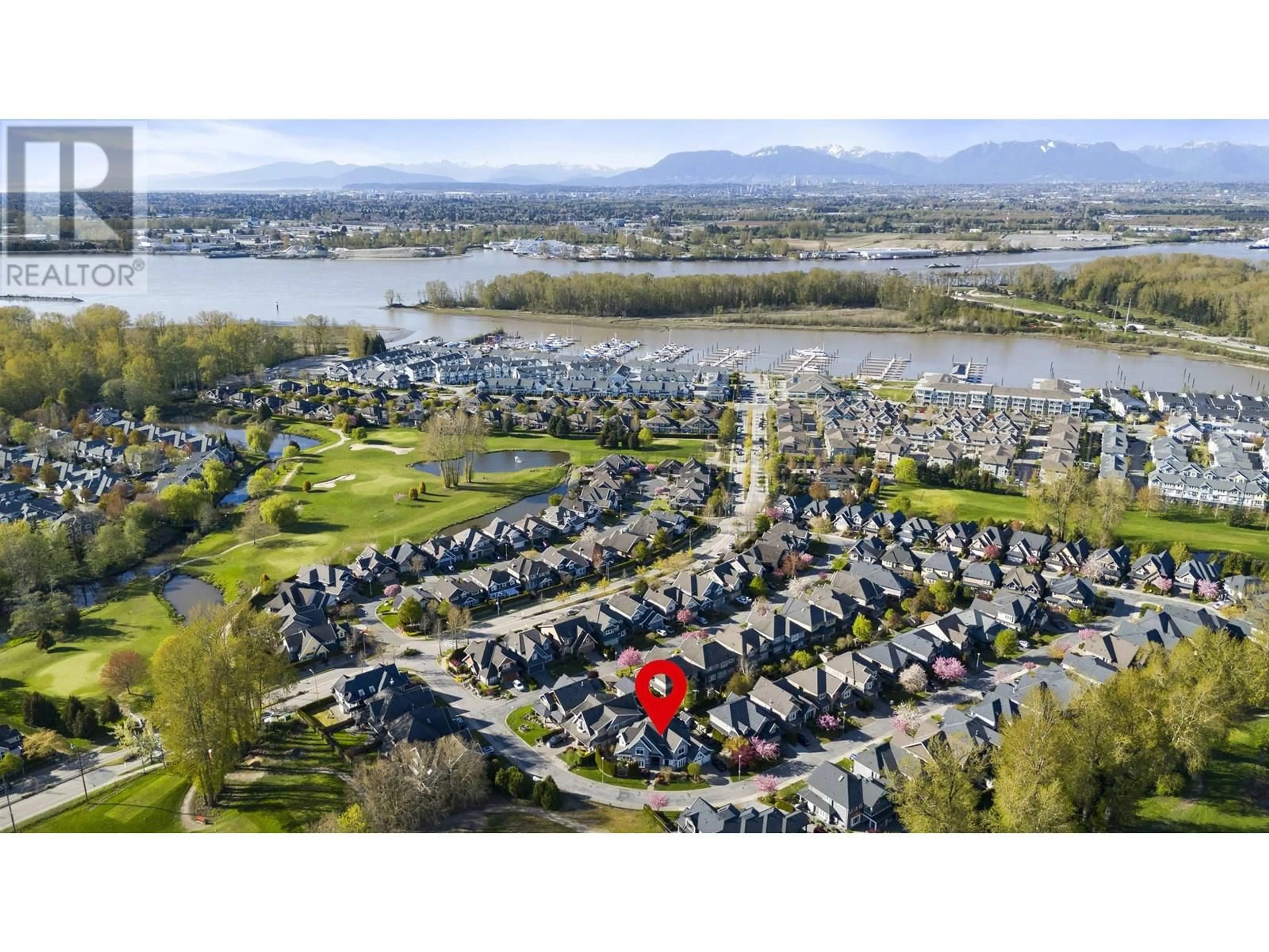 A pic from outside/outdoor area/front of a property/back of a property/a pic from drone, water/lake/river/ocean view for 5819 COVE REACH ROAD, Delta British Columbia V4K5G9
