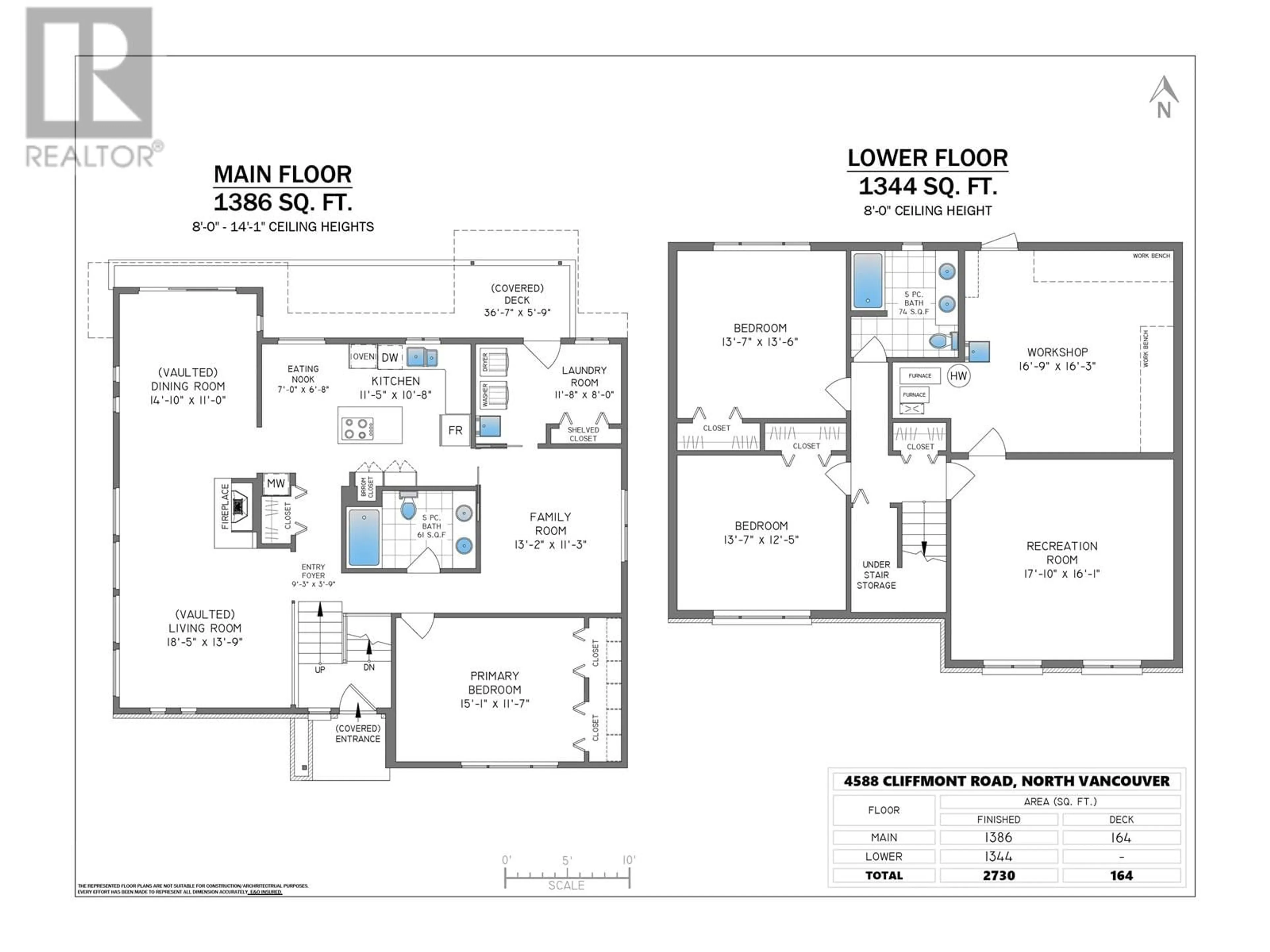 Floor plan for 4588 CLIFFMONT ROAD, North Vancouver British Columbia V7G1J9