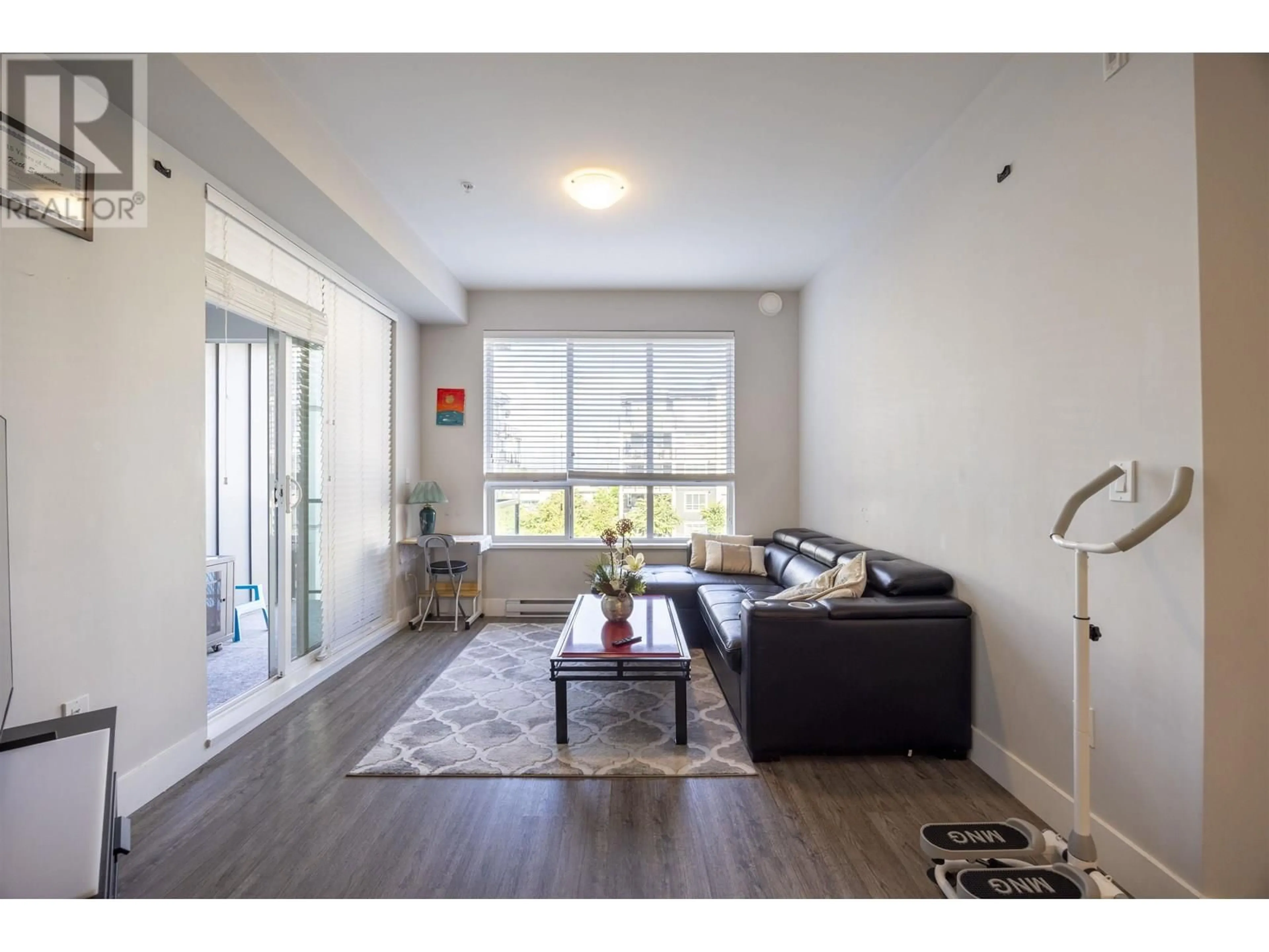 Living room with furniture, wood/laminate floor for 3420 - 2180 KELLY AVENUE, Port Coquitlam British Columbia V3C0S4