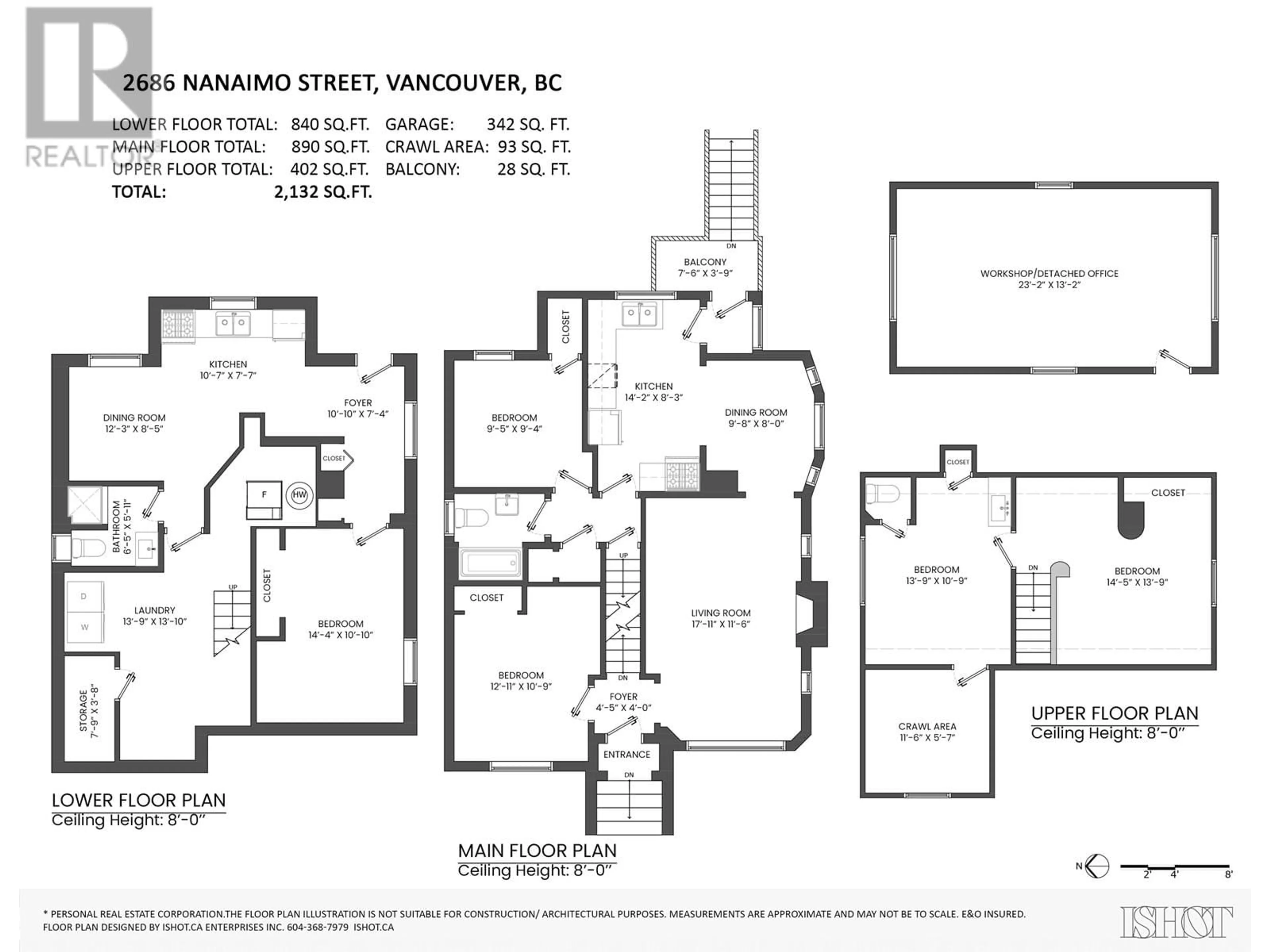 Floor plan for 2686 NANAIMO STREET, Vancouver British Columbia V5N5E7