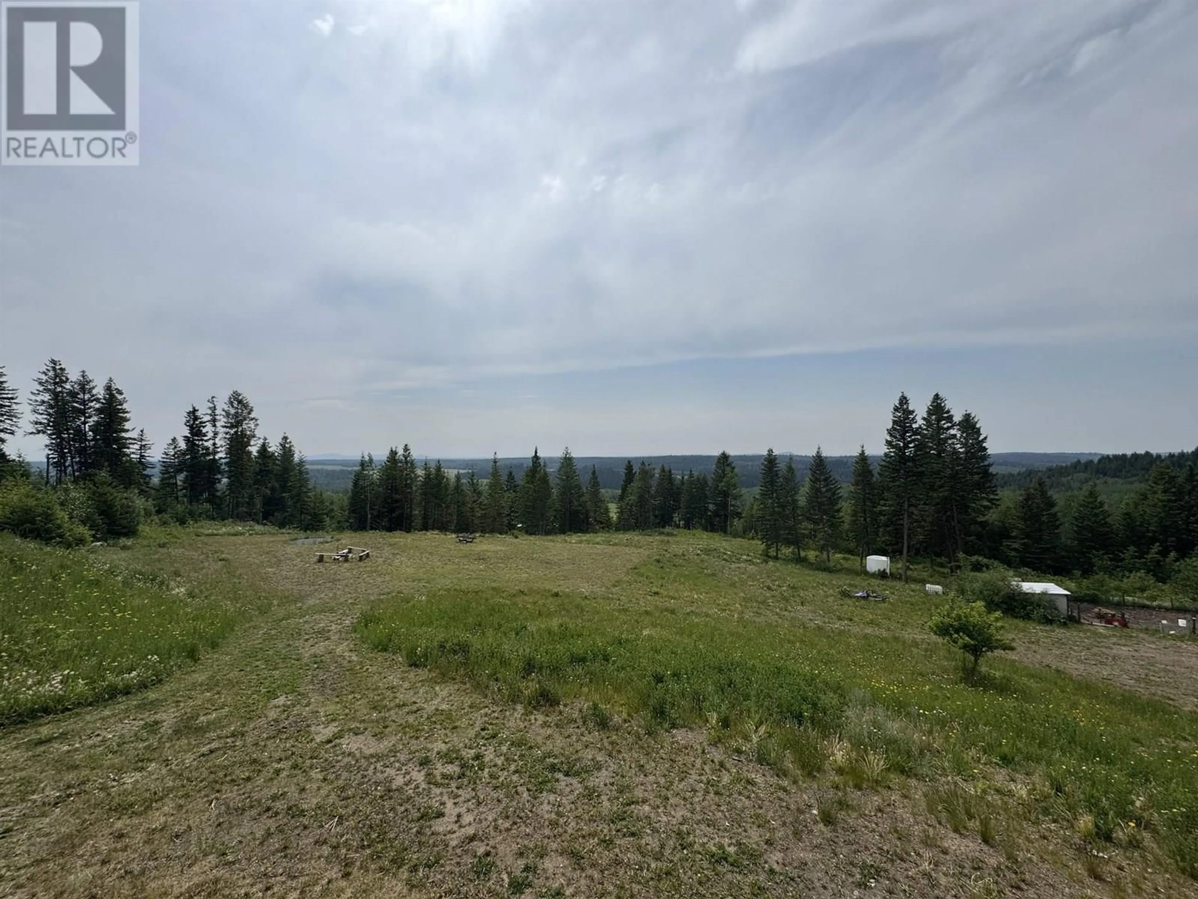 A pic from outside/outdoor area/front of a property/back of a property/a pic from drone, forest/trees view for 2659 BUNTING LAKE ROAD, 150 Mile House British Columbia V0K2G0