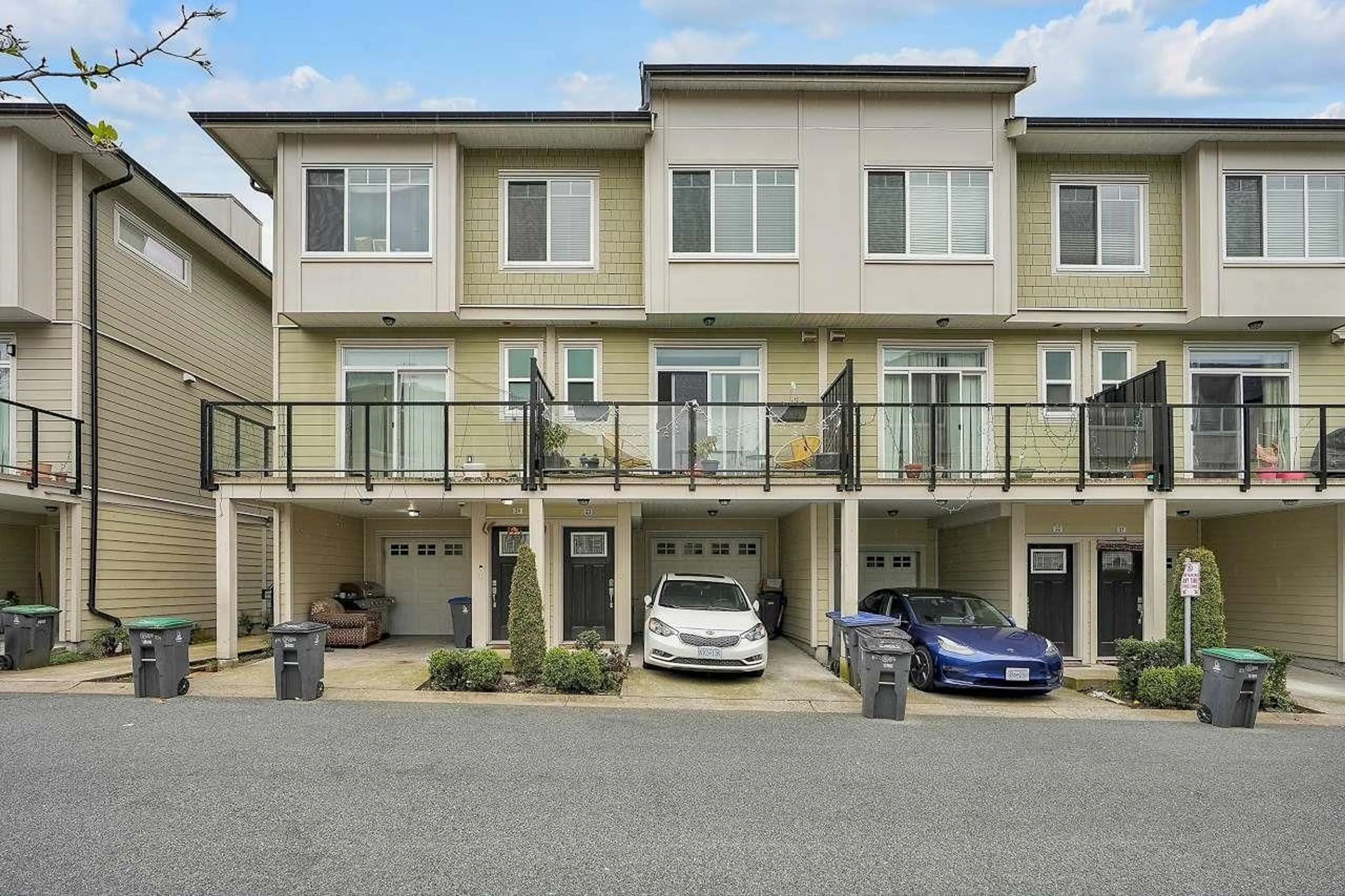 A pic from outside/outdoor area/front of a property/back of a property/a pic from drone, street for 23 - 13670 62, Surrey British Columbia V3X0H8