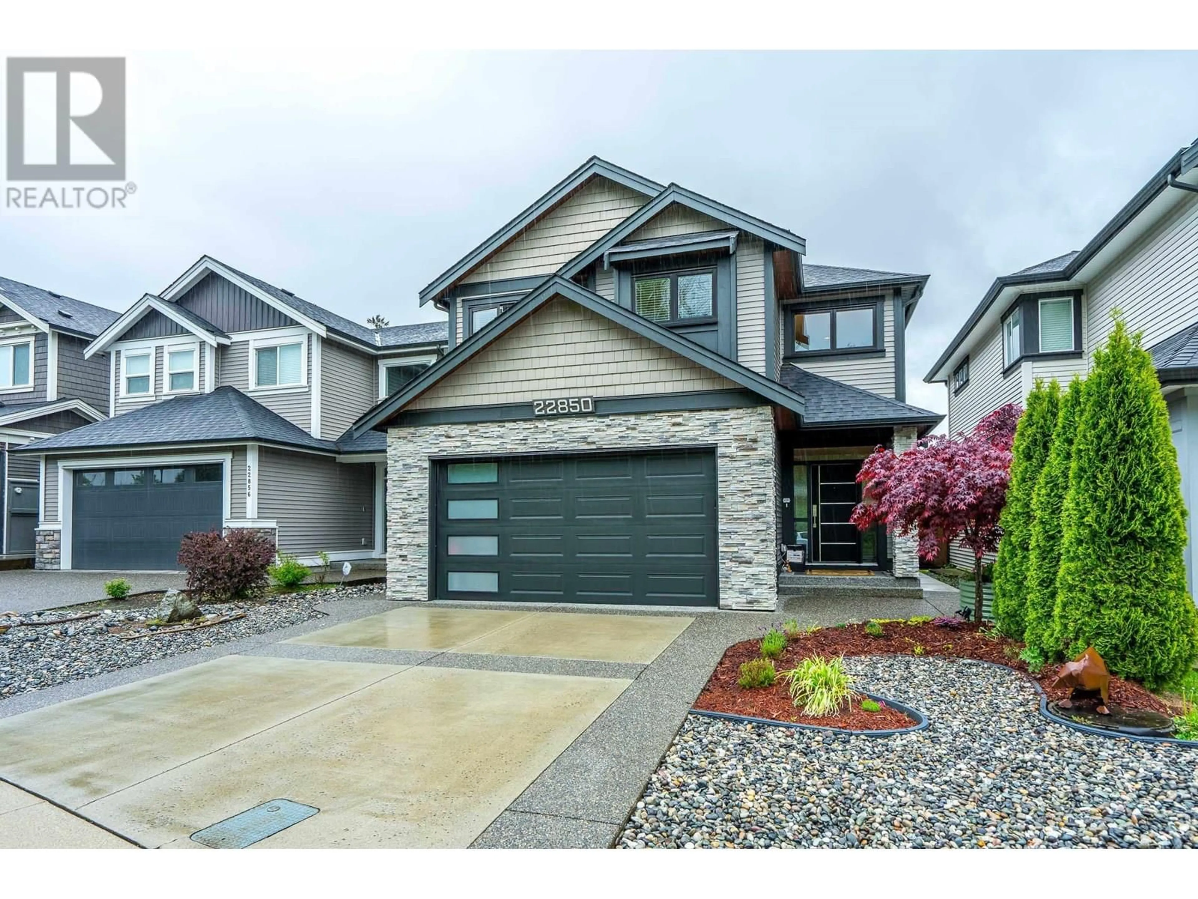 Home with vinyl exterior material, street for 22850 GILBERT DRIVE, Maple Ridge British Columbia V4R0G4