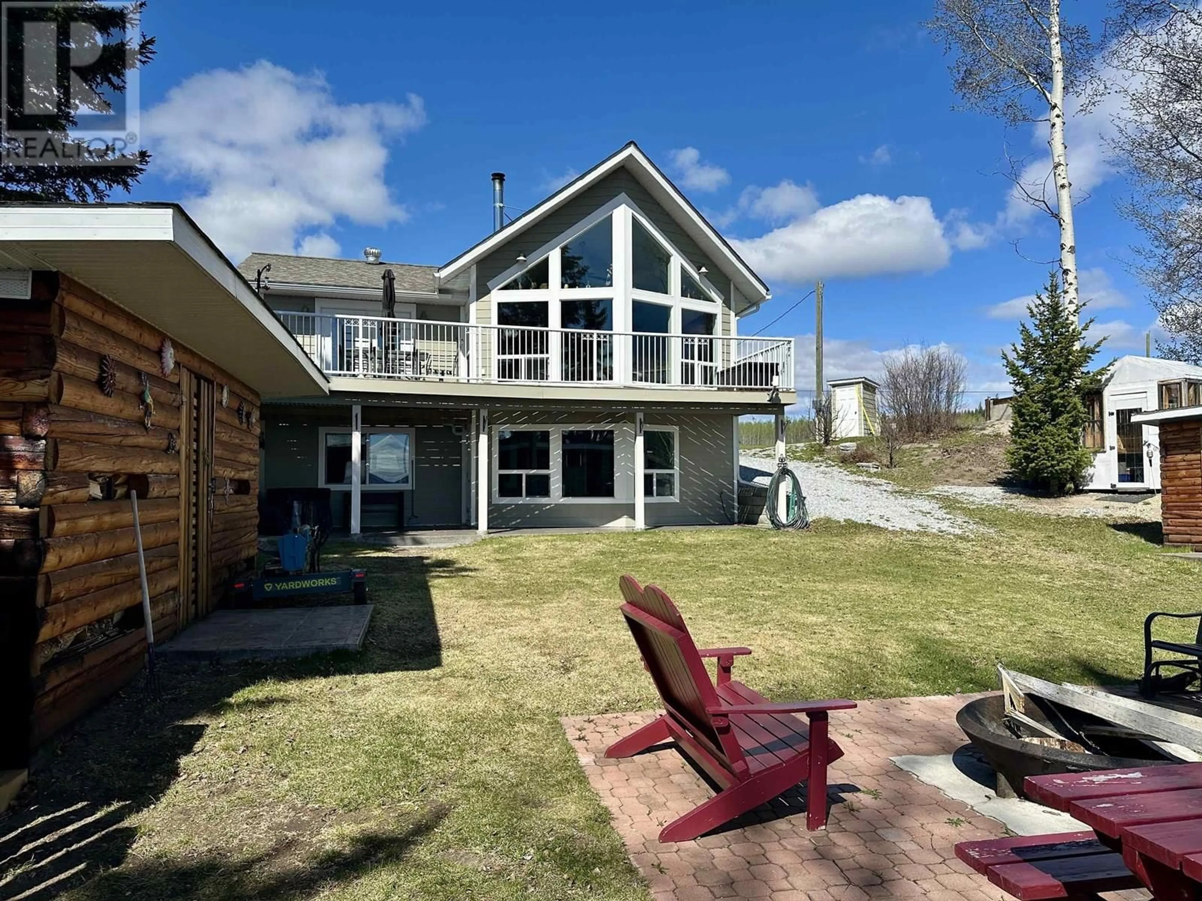 A pic from outside/outdoor area/front of a property/back of a property/a pic from drone, water/lake/river/ocean view for 8415 - -8475 PETERSON ROAD, Fraser Lake British Columbia V0J1S0