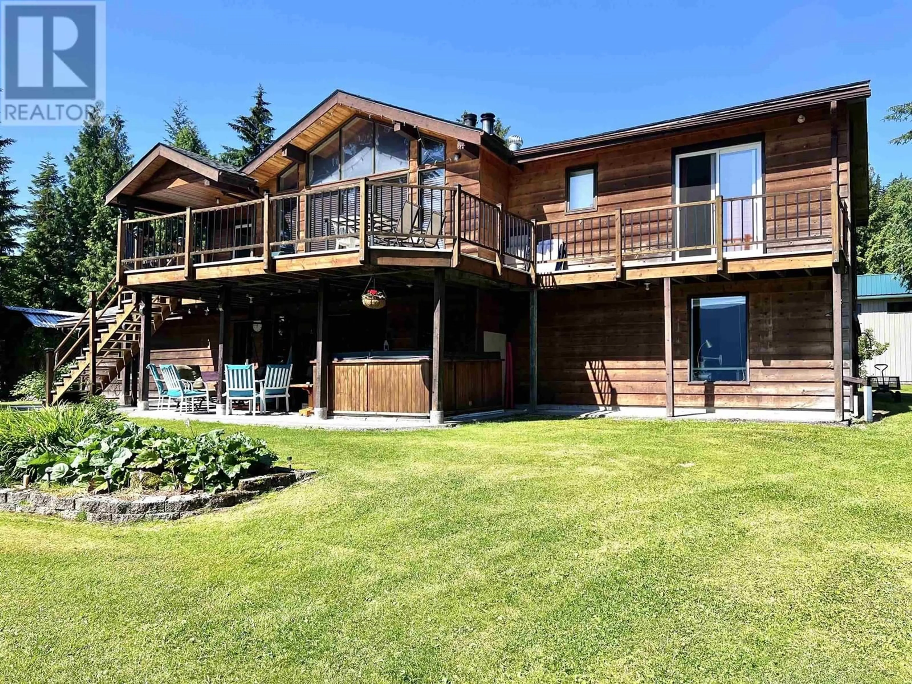 A pic from outside/outdoor area/front of a property/back of a property/a pic from drone, water/lake/river/ocean view for 1810 WESTSIDE ROAD, Terrace British Columbia V8G4R1