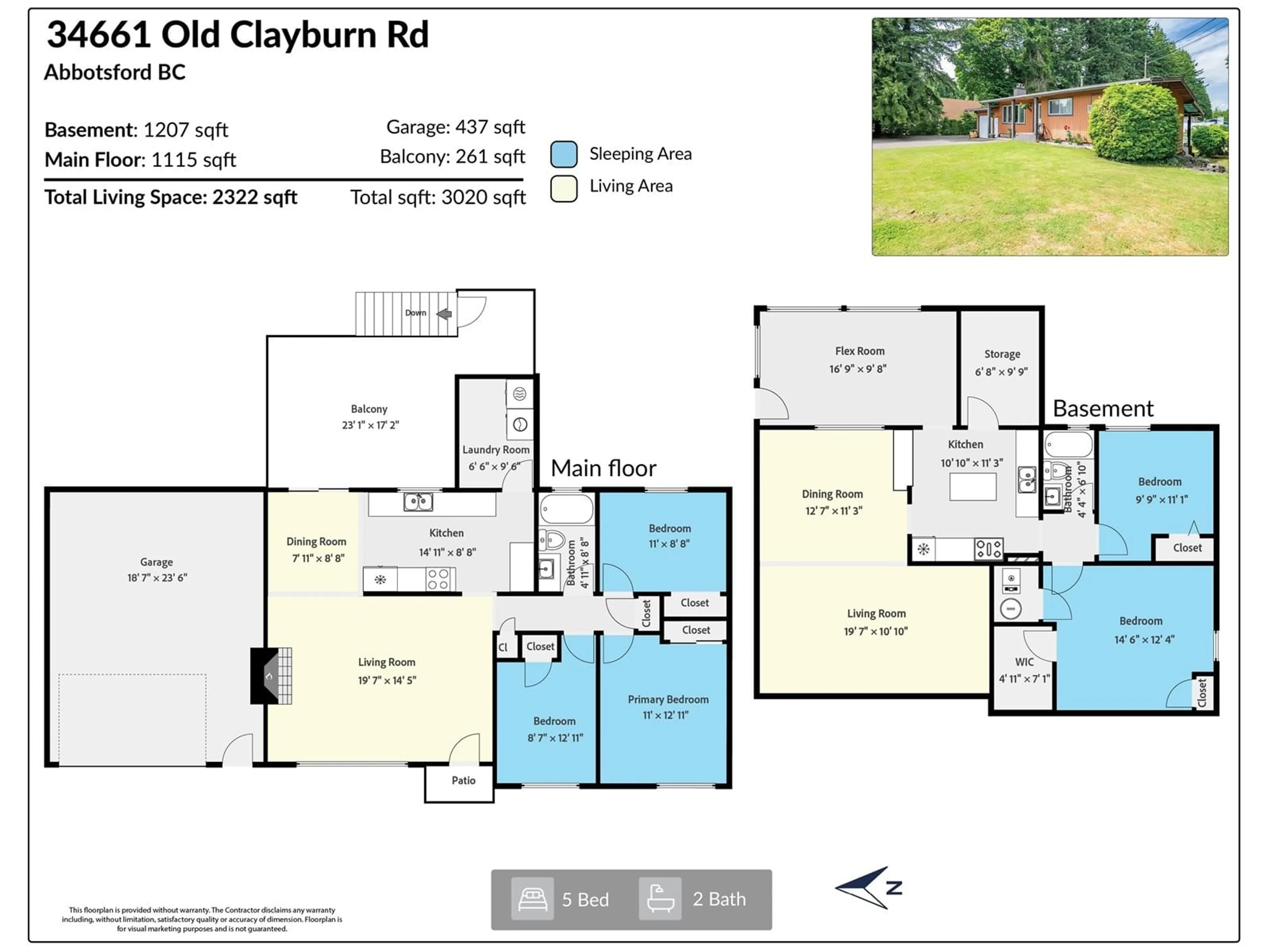 Floor plan for 34661 OLD CLAYBURN, Abbotsford British Columbia V2S4H5