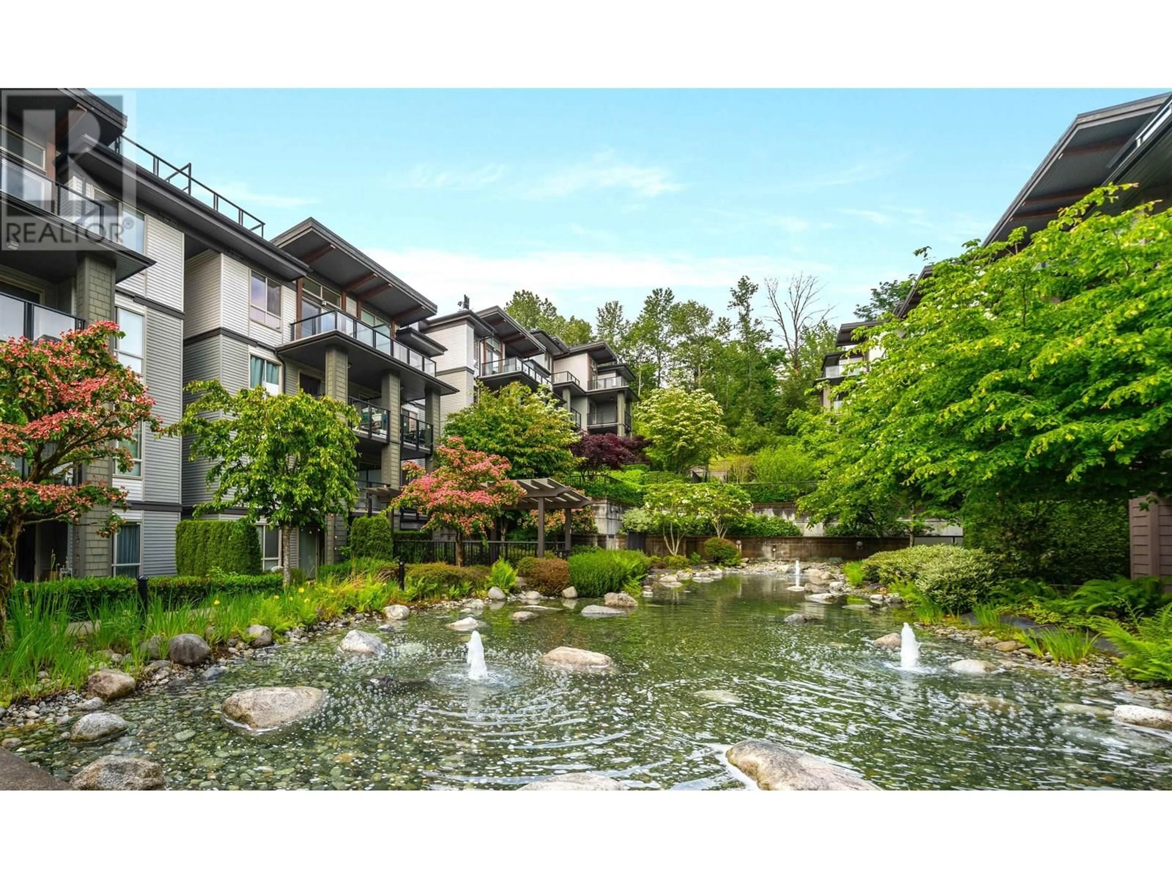 Patio, water/lake/river/ocean view for 405 - 7488 BYRNEPARK WALK, Burnaby British Columbia V3N0B6