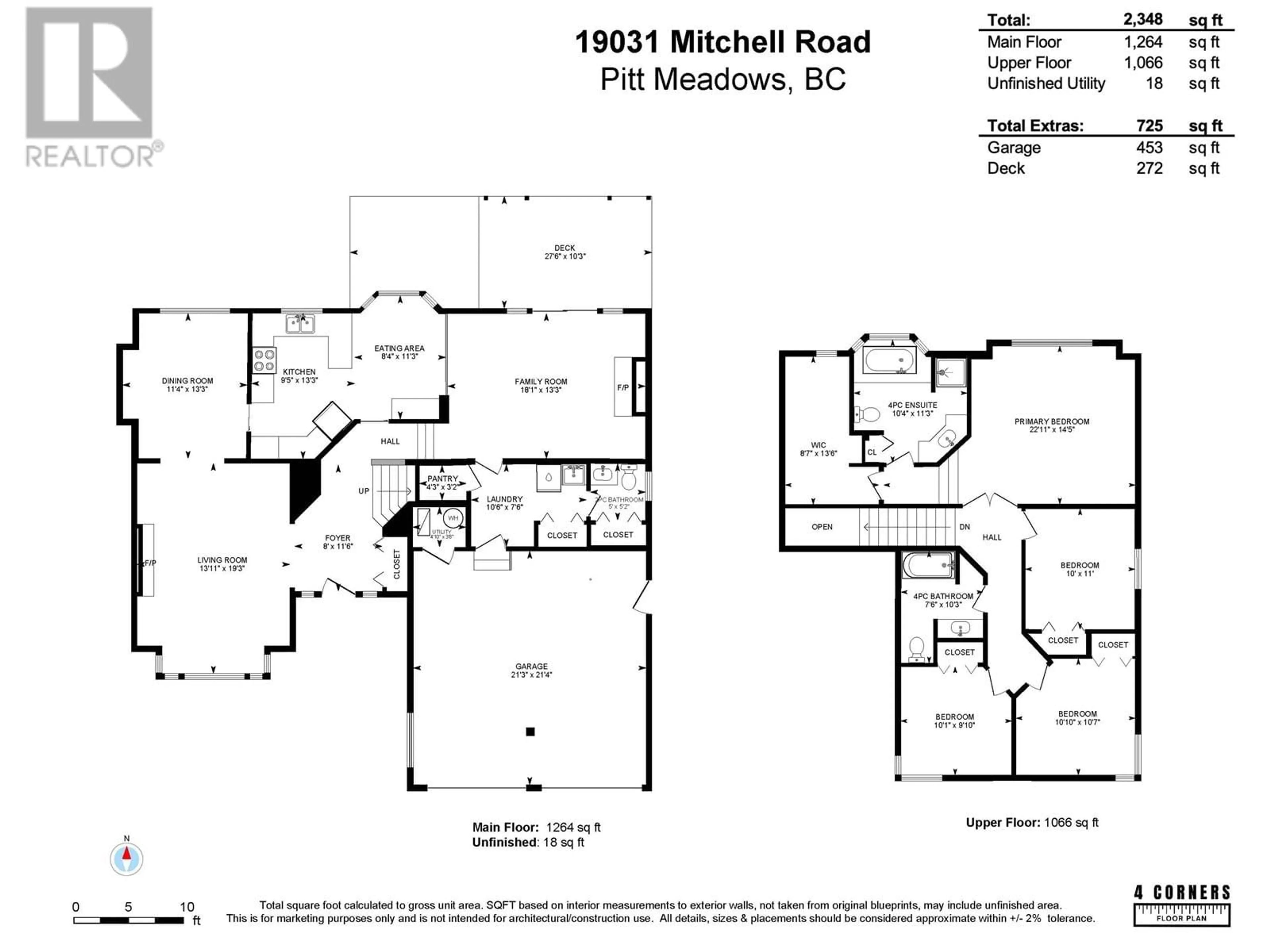 Floor plan for 19031 MITCHELL ROAD, Pitt Meadows British Columbia V3Y2C3