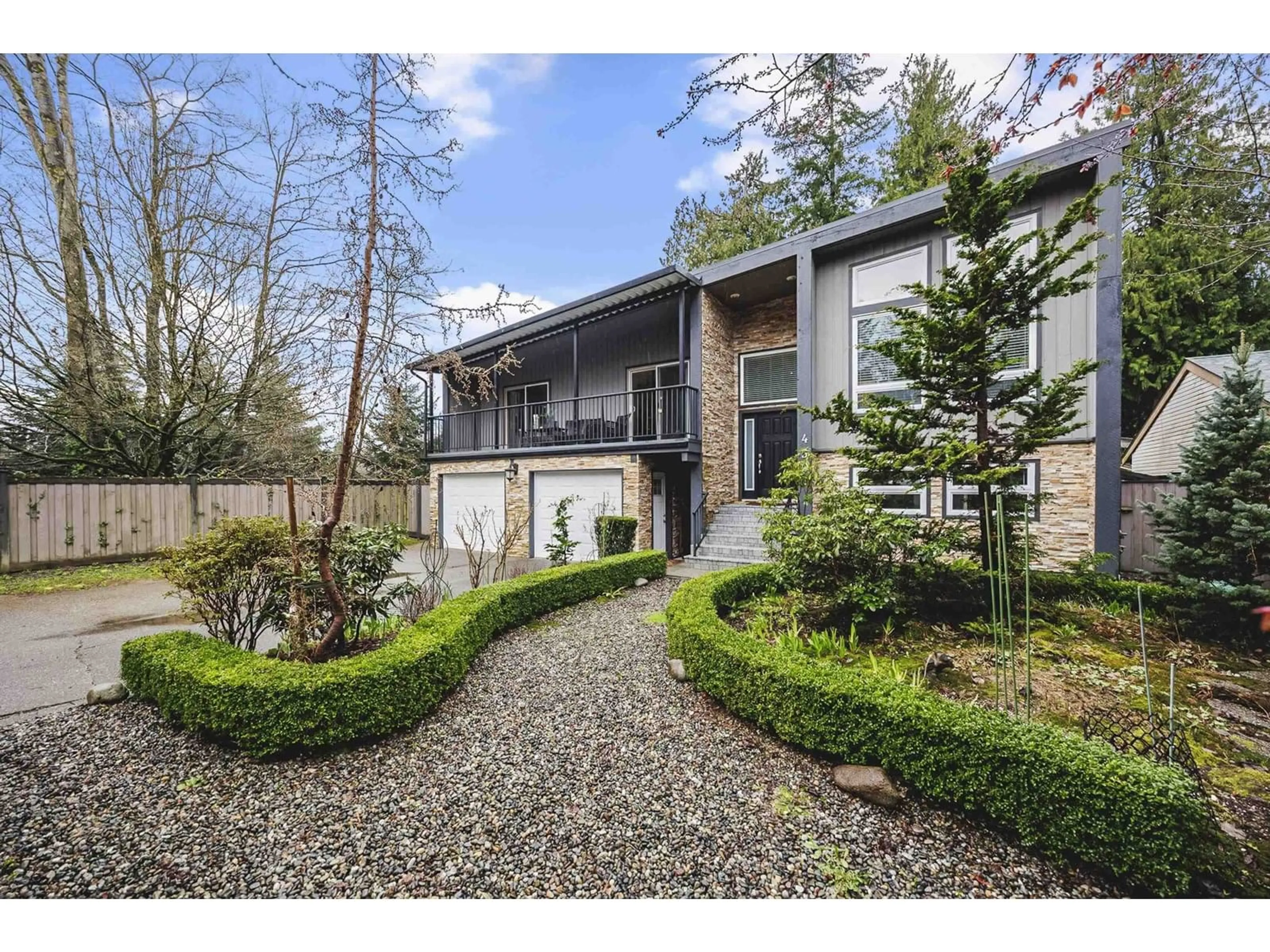 A pic from outside/outdoor area/front of a property/back of a property/a pic from drone, street for 4501 206, Langley British Columbia V3A5V9